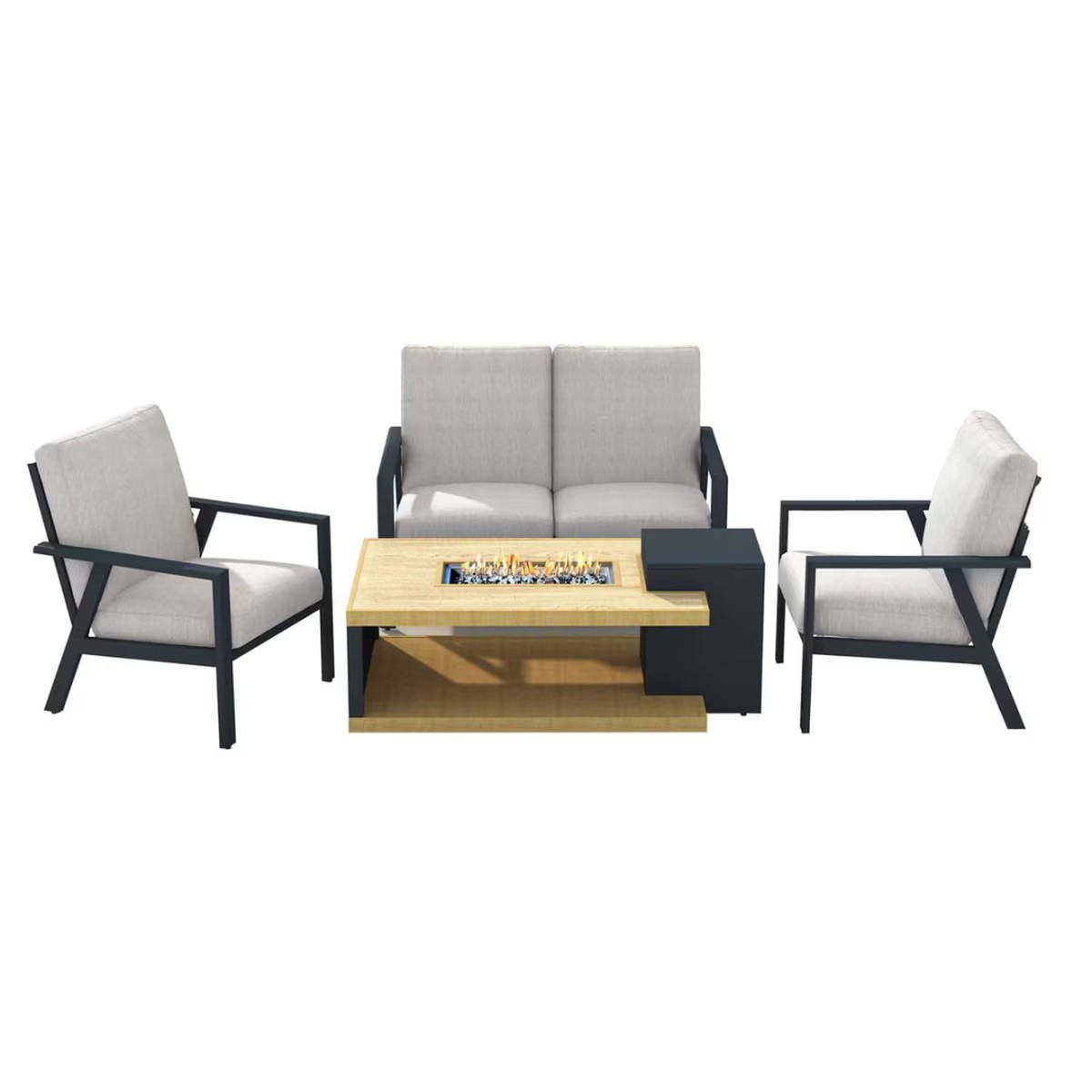 Outdoor Furniture - Patioflare Starlight 4 PC Set with Sunbrella, FP-10183