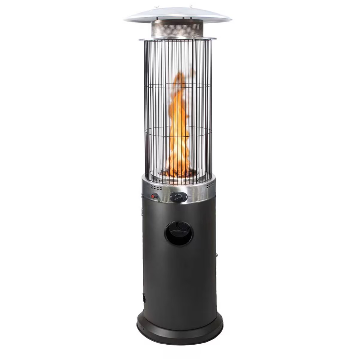 Outdoor Heater - Paramount Venturi Spiral Flame Heater, Grey, PH-F122 GY
