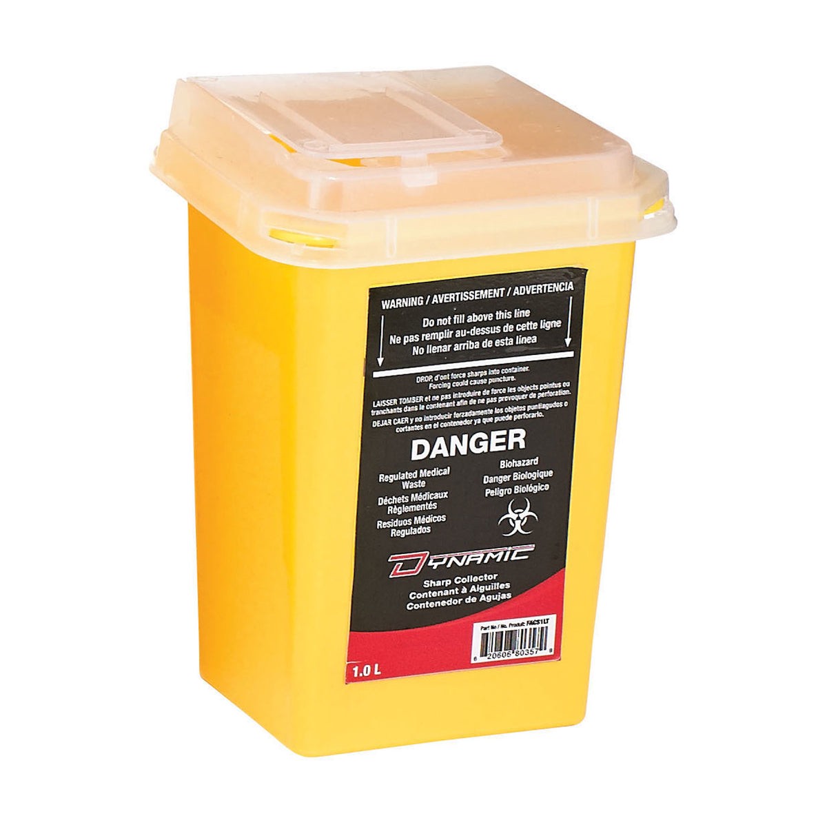 Sharps Container - PIP Dynamic Sharps Container, Various Sizes, FACS