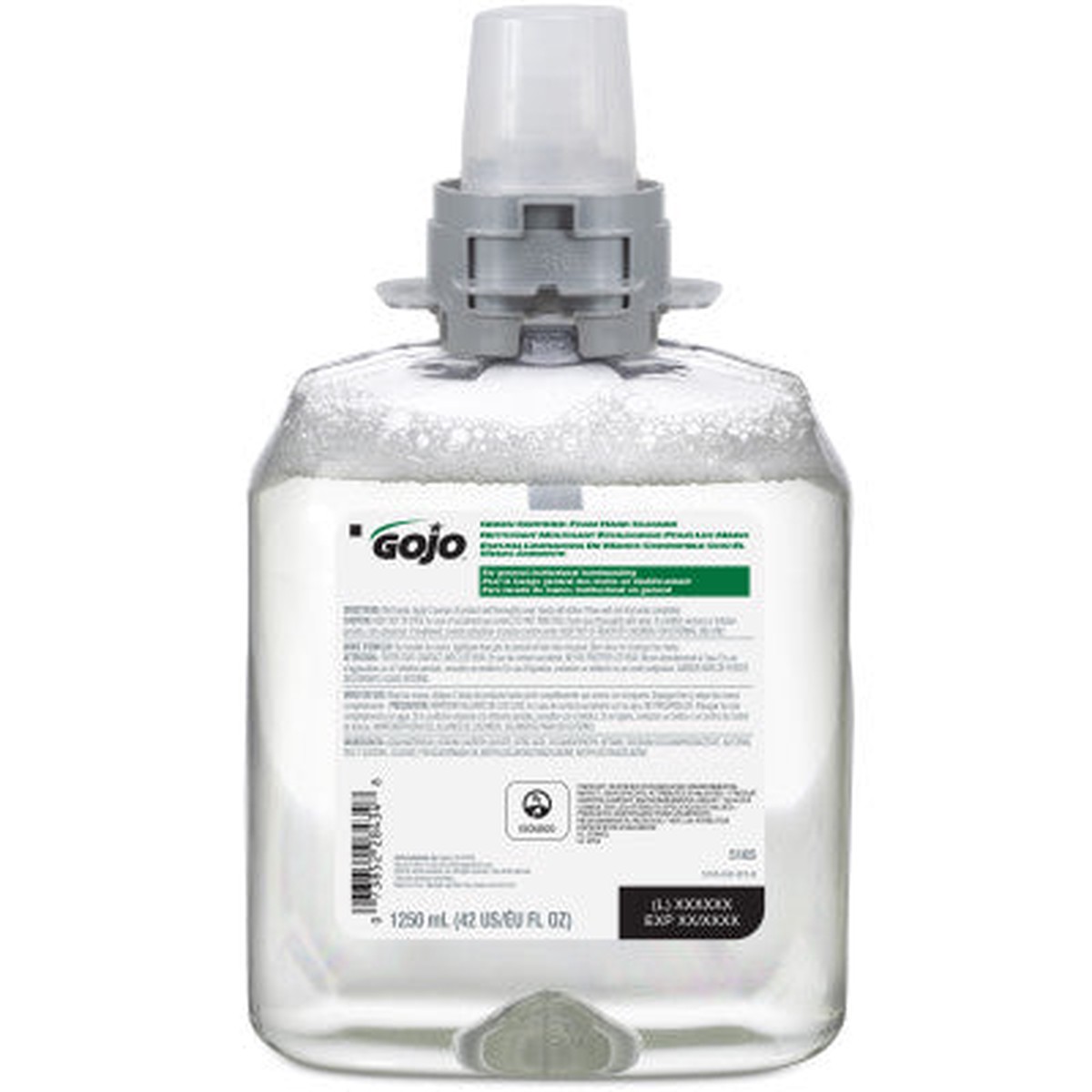 Soap - GOJO Green Certified Foam Hand Cleaner, 1250mL, 5165-04