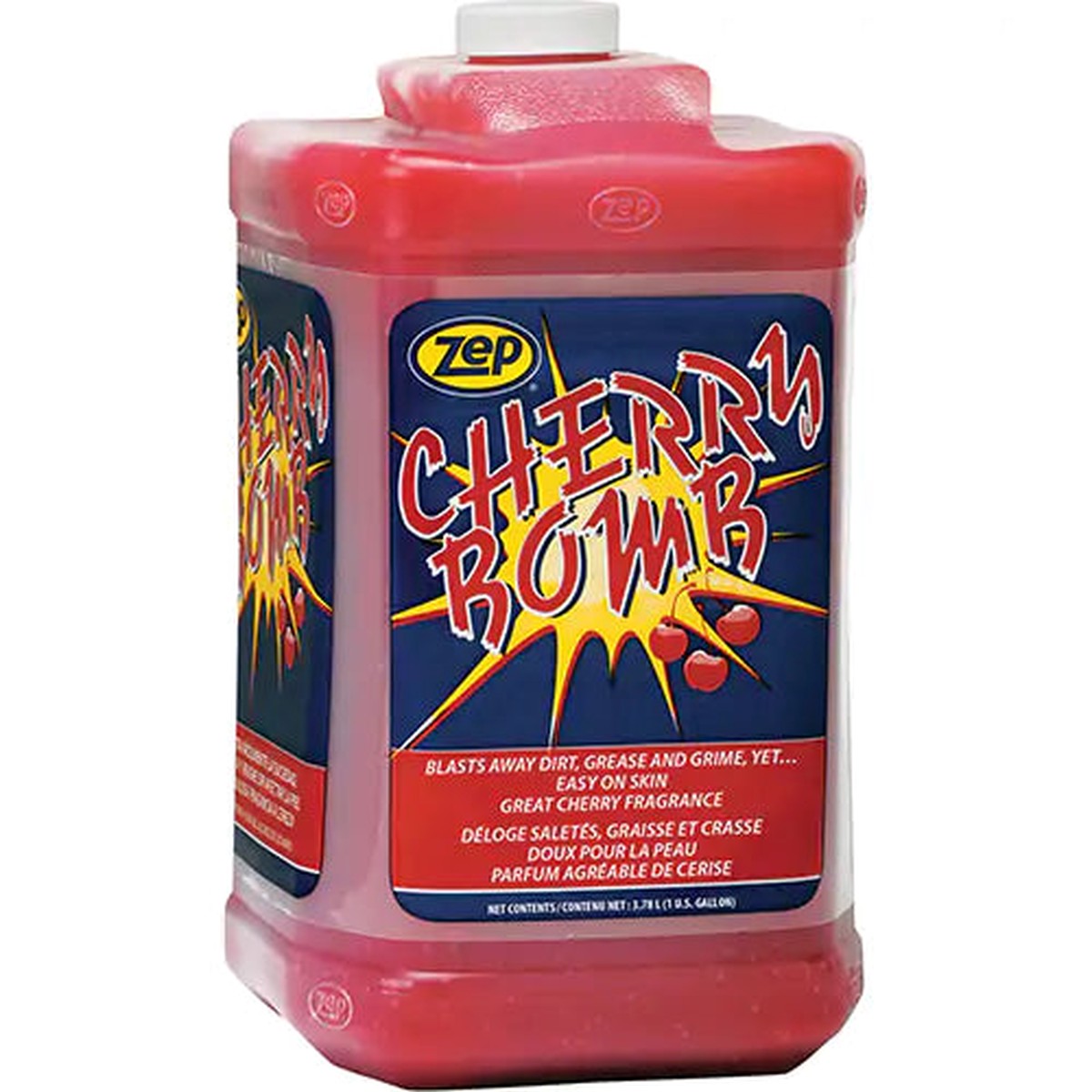 Soap - Zep Cherry Bomb Heavy-Duty Hand Cleaner, Pumice, 3.78 L, Cherry, ZEP-M60323