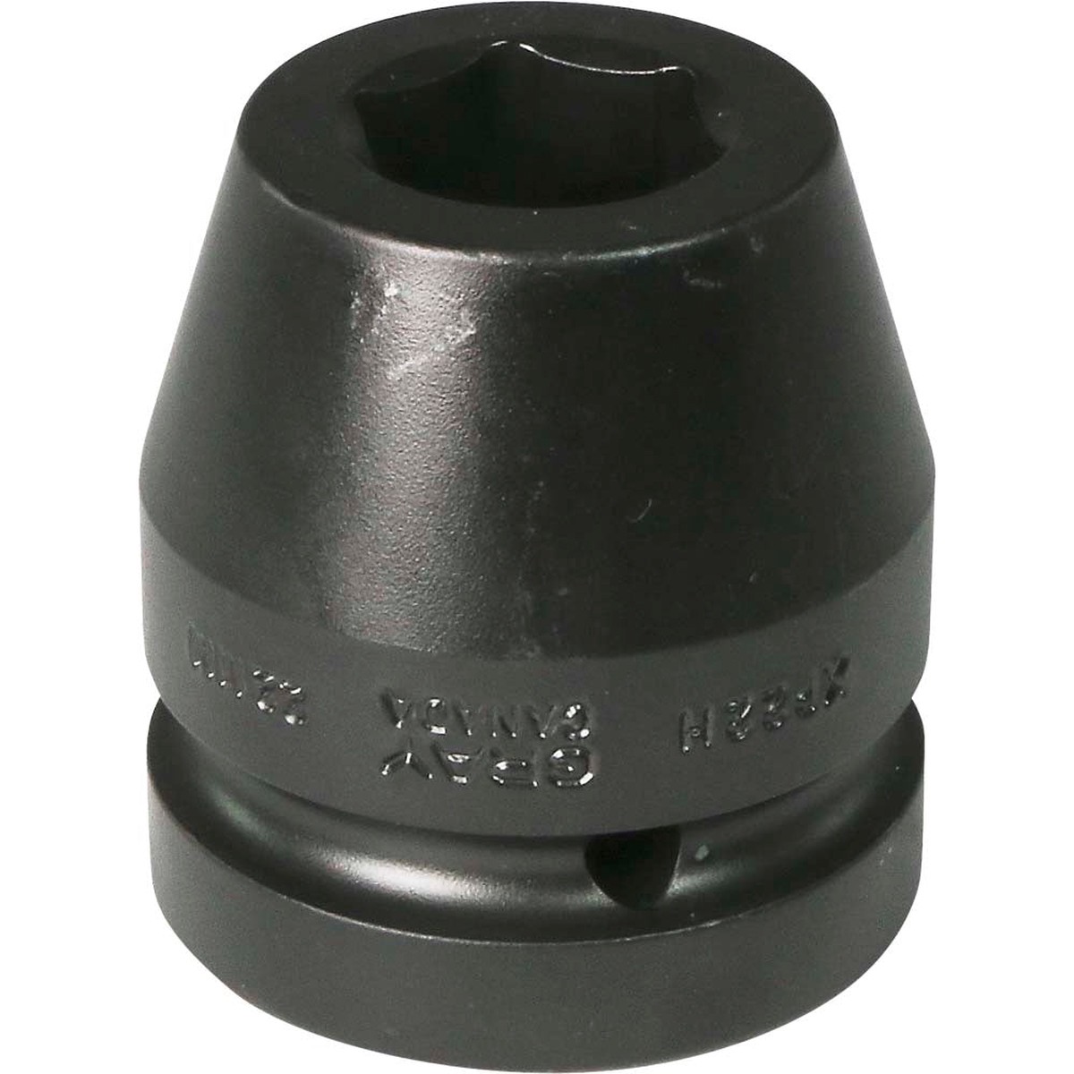 Socket - Gray Tools 1" Drive 6 Point Metric Standard Length Sockets - Impact Black Industrial Finish, XP