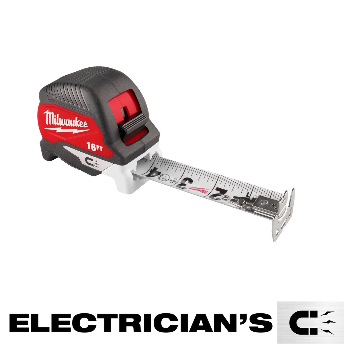 Tape Measure - Milwaukee Electrician's Magnetic Tape Measure, 16 ft or 25 ft, 48-22-1018M / 48-22-1027M