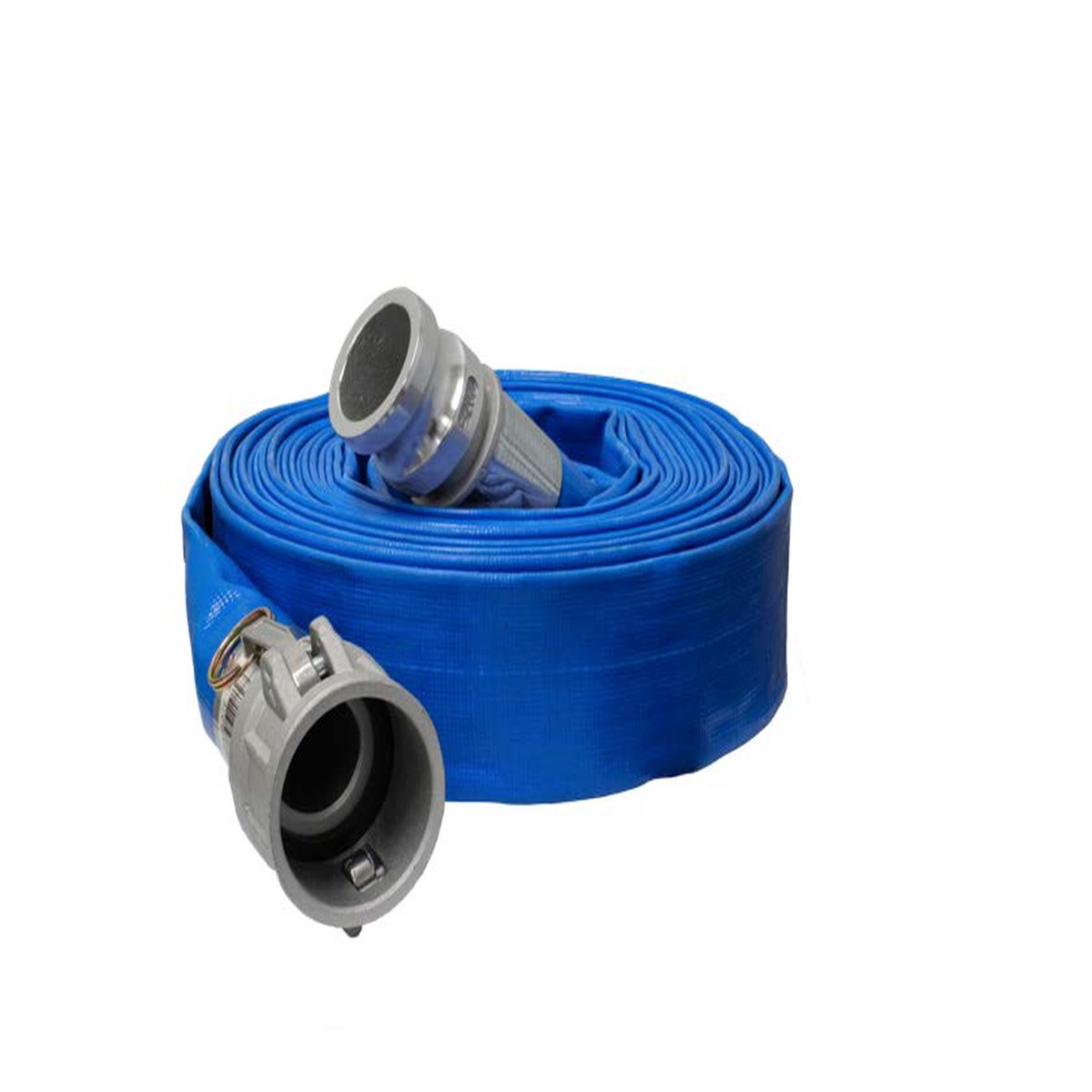 Water Hose - IRP Industrial Rubber Products Blue Layflat Water Hose, Various Sizes