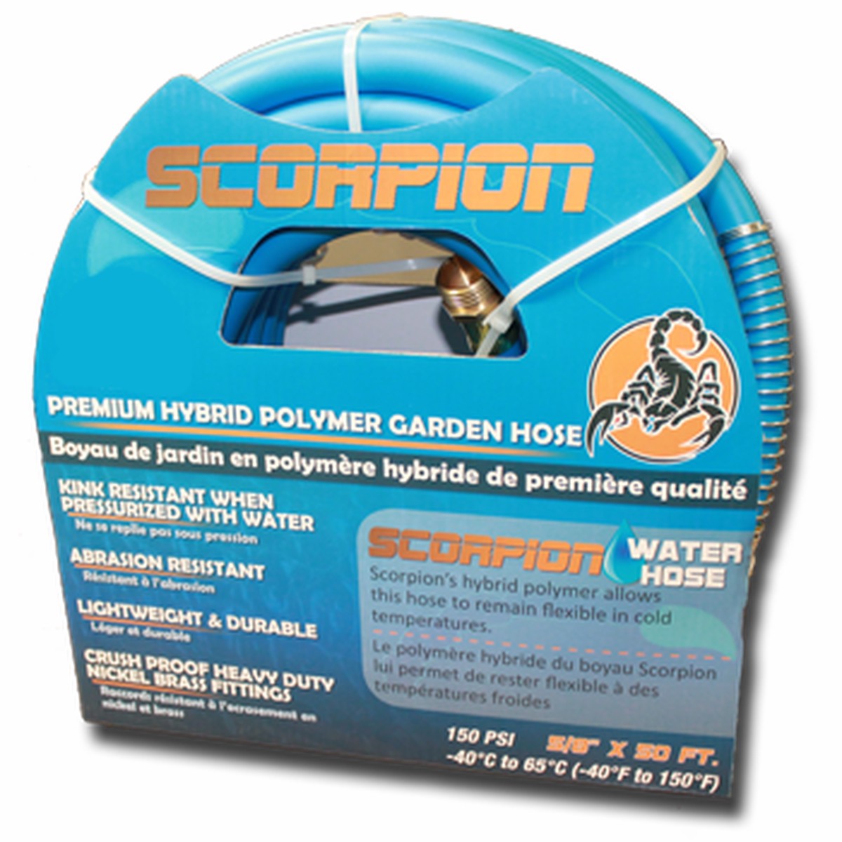 Water Hose - IRP Industrial Rubber Products Scorpion Water Garden Hose, 50ft & 100ft, SCO-WATER