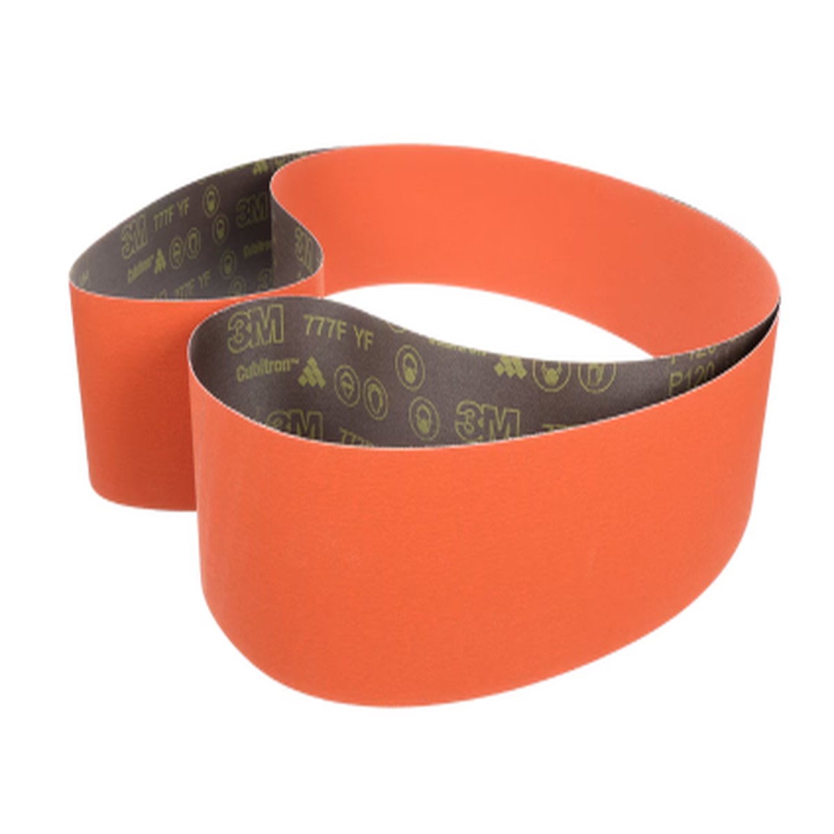 Abrasive Belt - 3M Cloth Belt 777F, 80 YF-weight, Configuration, 777F-80YF-BLT-MSC