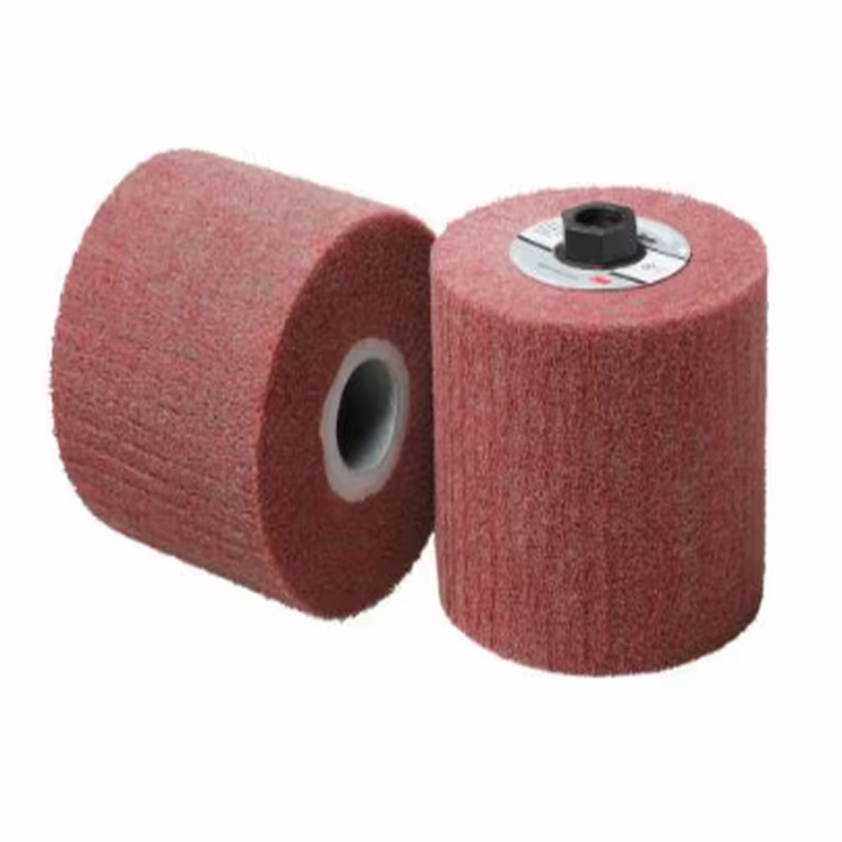Abrasive Brush - Scotch-Brite Roloc Cut and Polish Flap Brush, PF-ZR, MED, 3" x 1-3/8", SB14588