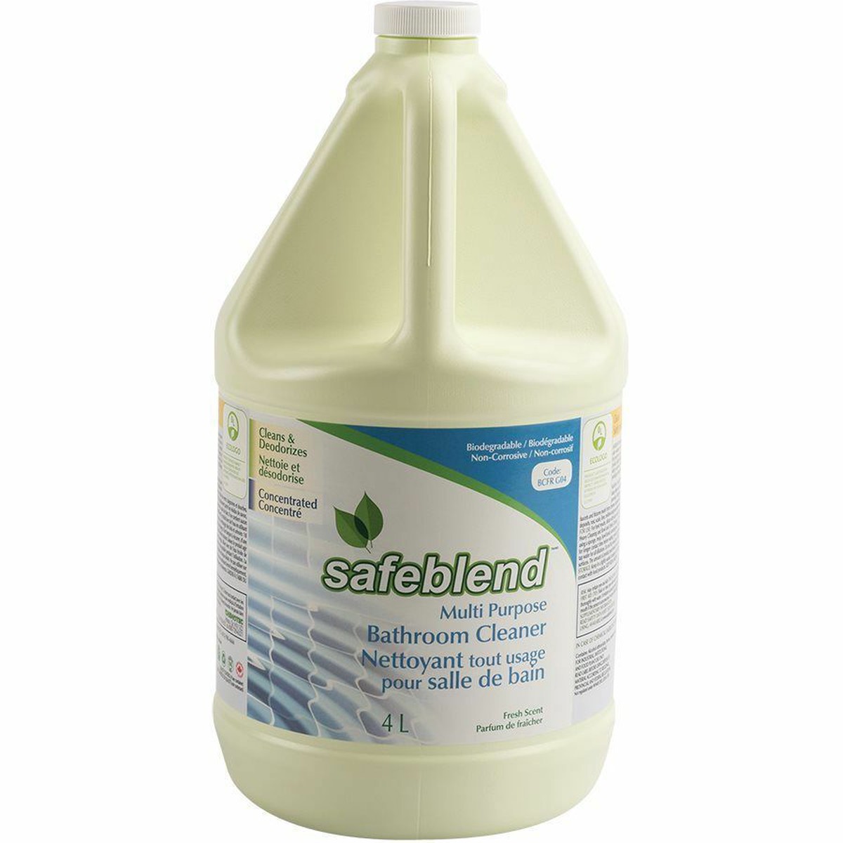 Bathroom Cleaner - Safeblend Multi-Purpose Bathroom Cleaner, Concentrated, Fresh Scent, 3.78L, SAFBCFRG04