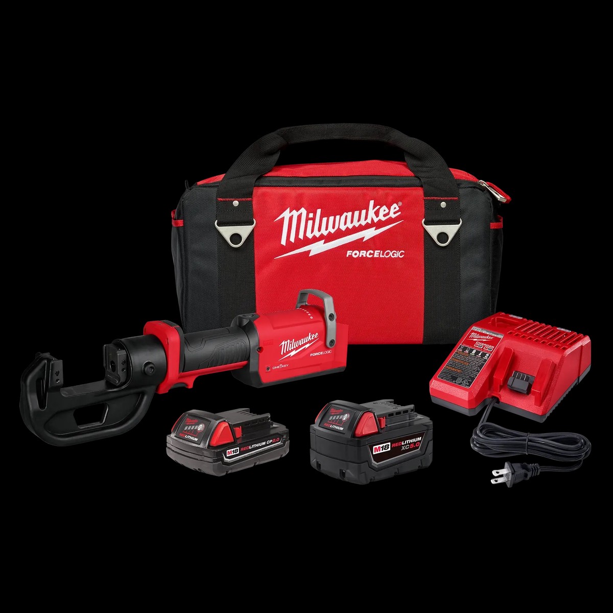 Crimper Kit - Milwaukee M18 FORCE LOGIC 12T Kearney Linear Crimper Kit, 2878K-22