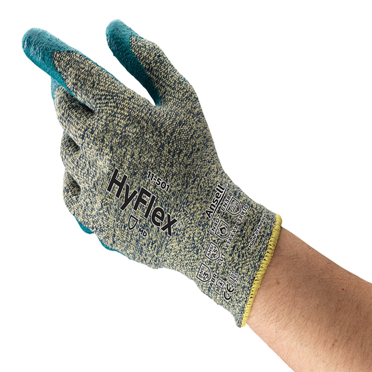Cut Resistant Gloves - Ansell Hyflex INTERCEPT Cut-Resistant Gloves, 11-501