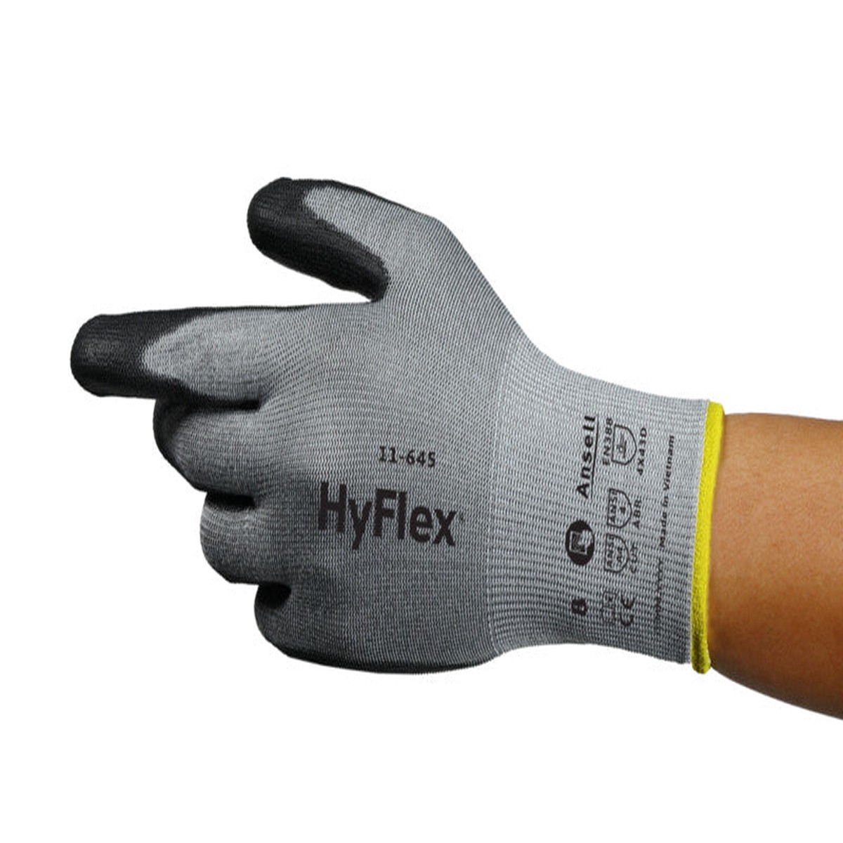 Cut Resistant Gloves - Ansell Hyflex Mechanical Protection Cut-Resistant Gloves, 11-645