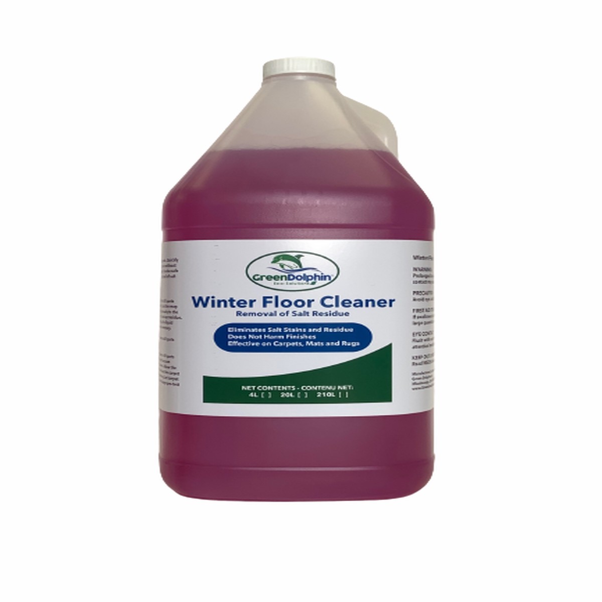 Floor Cleaner - Green Dolphin Winter Floor Cleaner 4 L, GD-WFC