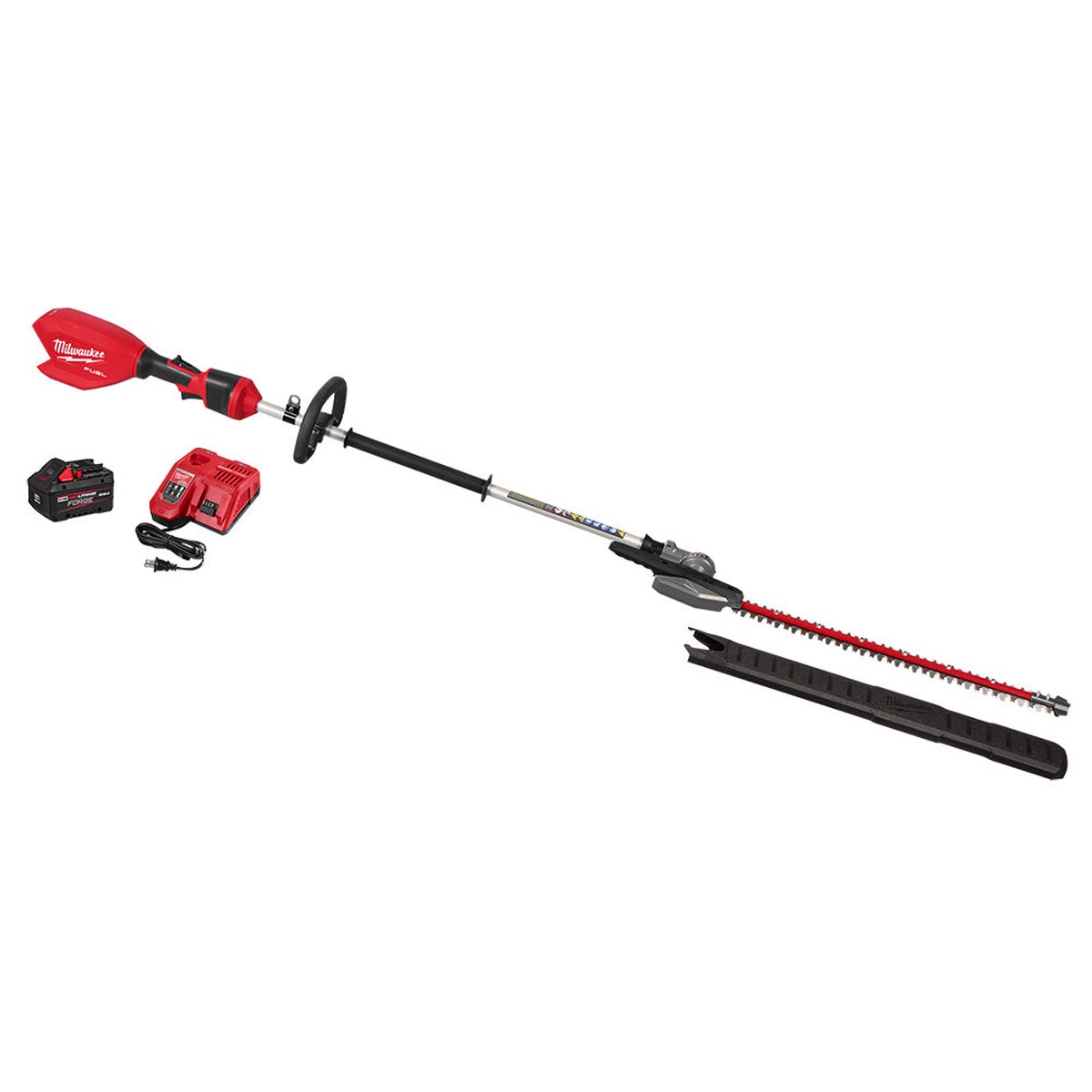 Hedge Trimmer Kit - Milwaukee M18 FUEL Pole Articulating Hedge Trimmer Kit, 3012-21