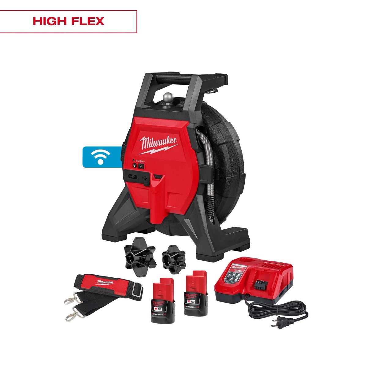 Inspection Camera Kit - Milwaukee M12 85 High Flex Compact Inspection Camera Kit, 3318-22B