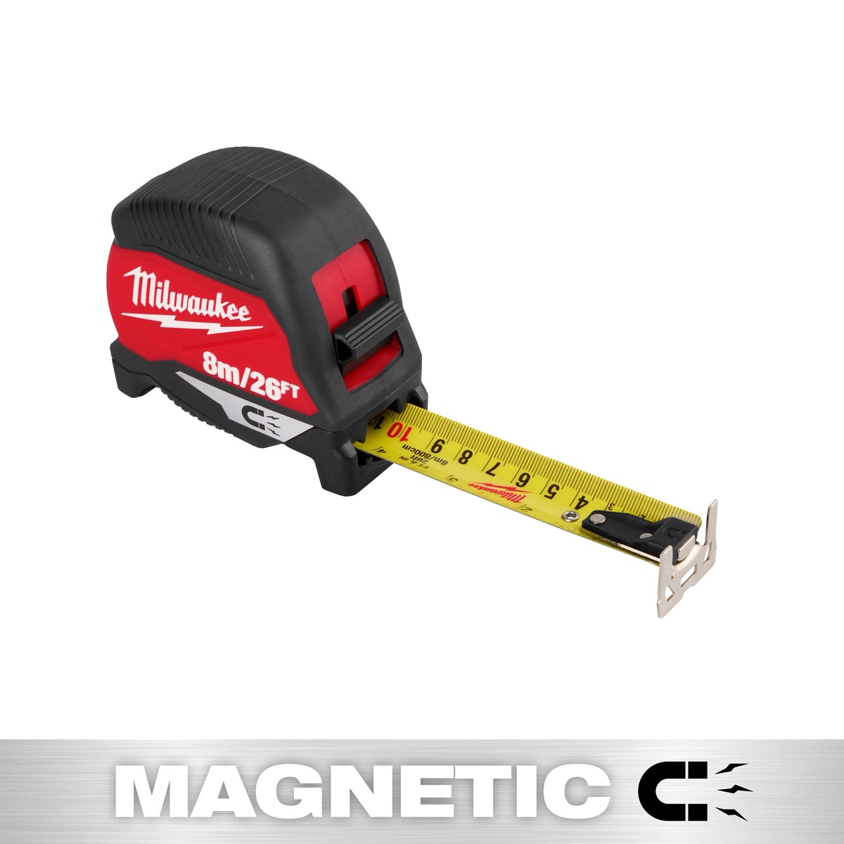 Tape Measure - Milwaukee 8m/26' Magnetic Tape Measure, 48-22-1026M