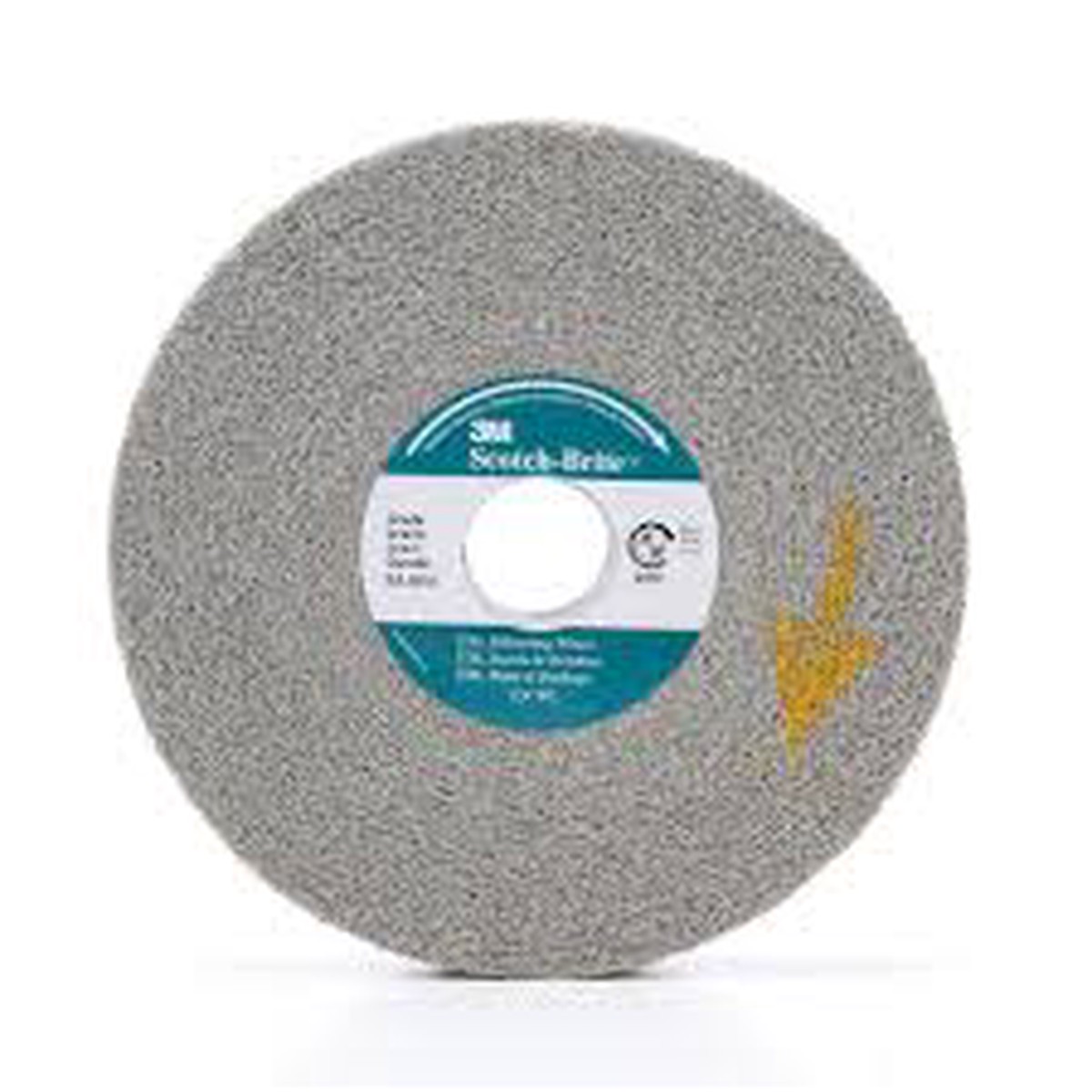 Abrasive Wheel - 3M Scotch-Brite EXL Deburring Wheel, XL-WL, 8A MED, 6" x 1" x 1", SB13617