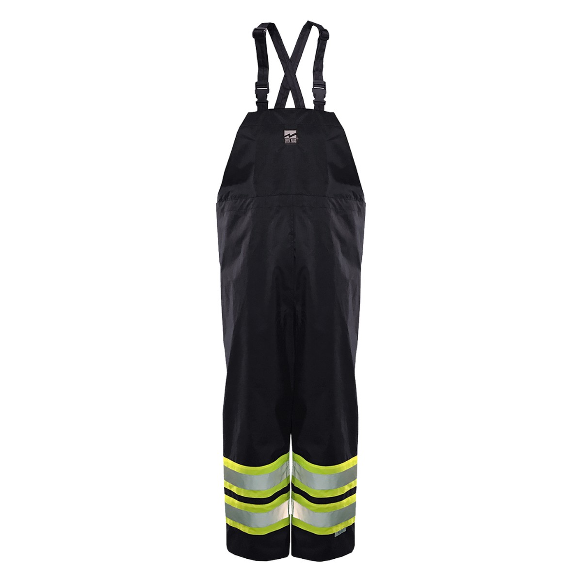 Bib Pants - Open Road Hi-Viz Black 150D Bib Pants, 6323PB