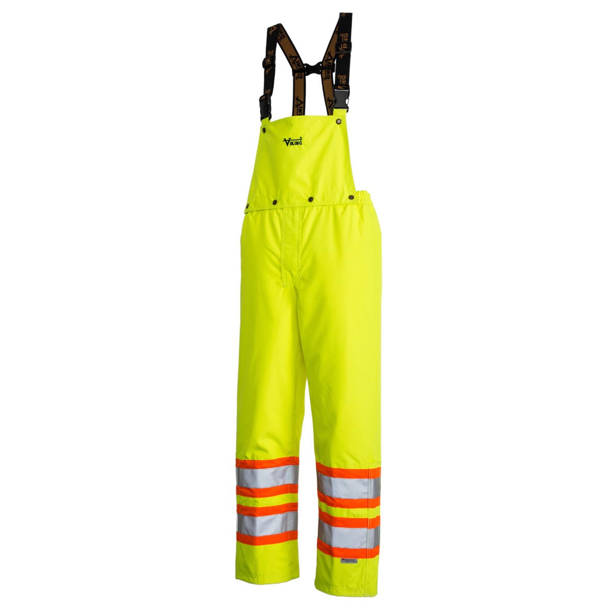 Bib Pants - Viking Journeyman Hi-Viz 300D Tri-Zone Bib Pants, 6400P