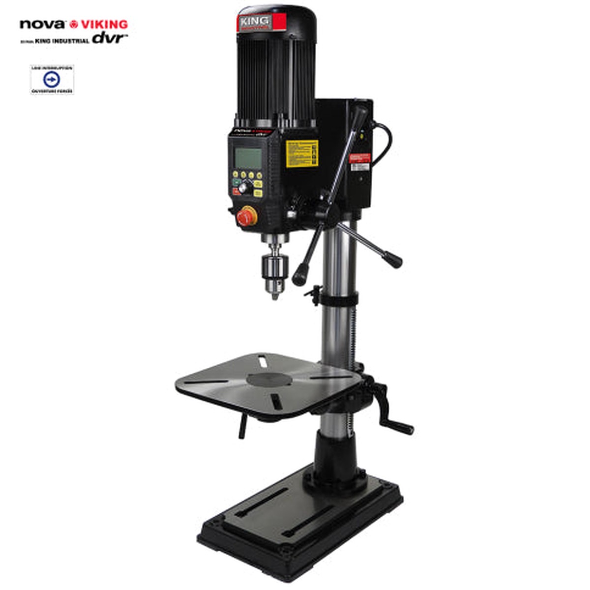 Drill Press - King Canada 16" Nova Viking DVR Benchtop Drill Press, 83702