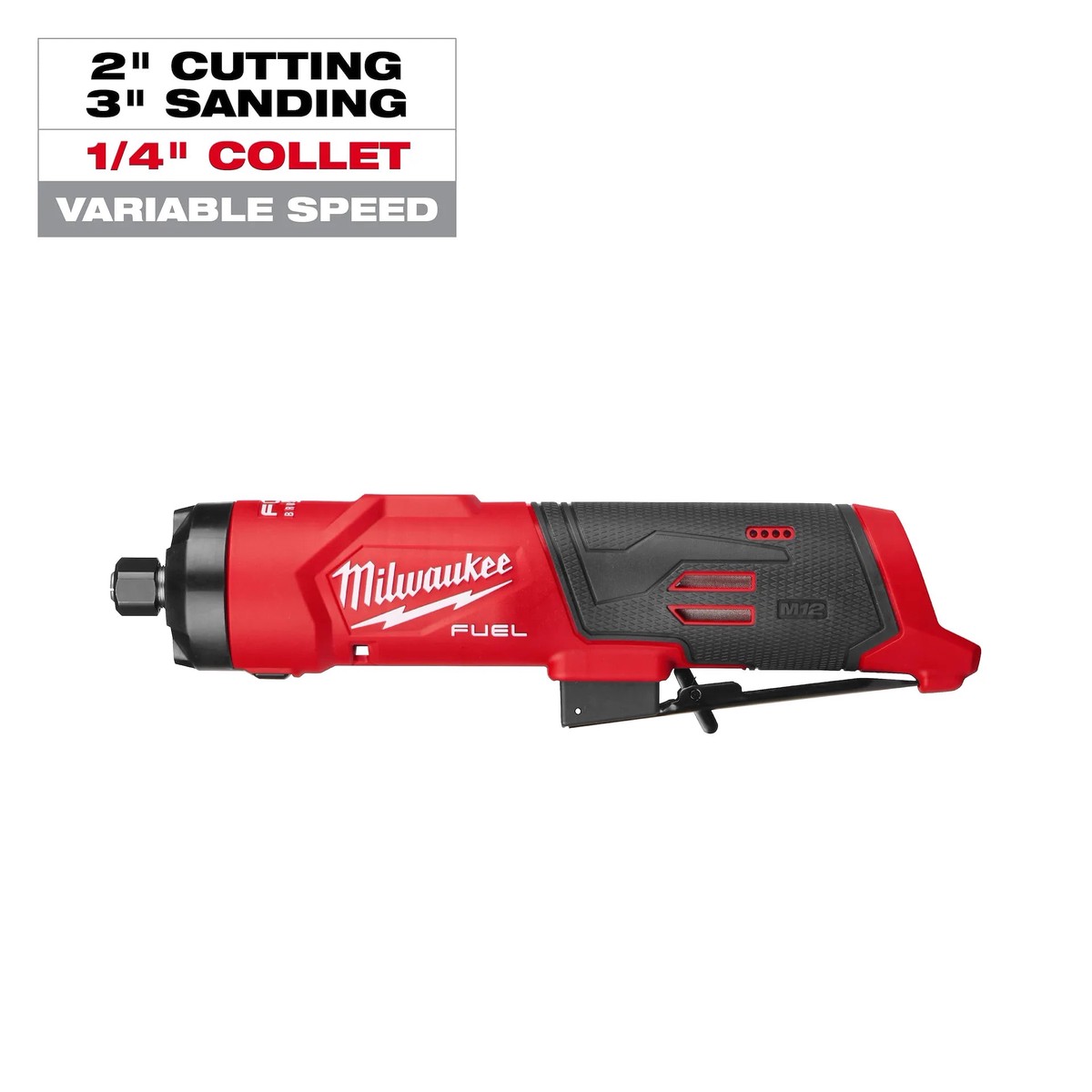 Grinder - Milwaukee M12 FUEL 1/4" Straight Die Grinder (tool only), 3486-20