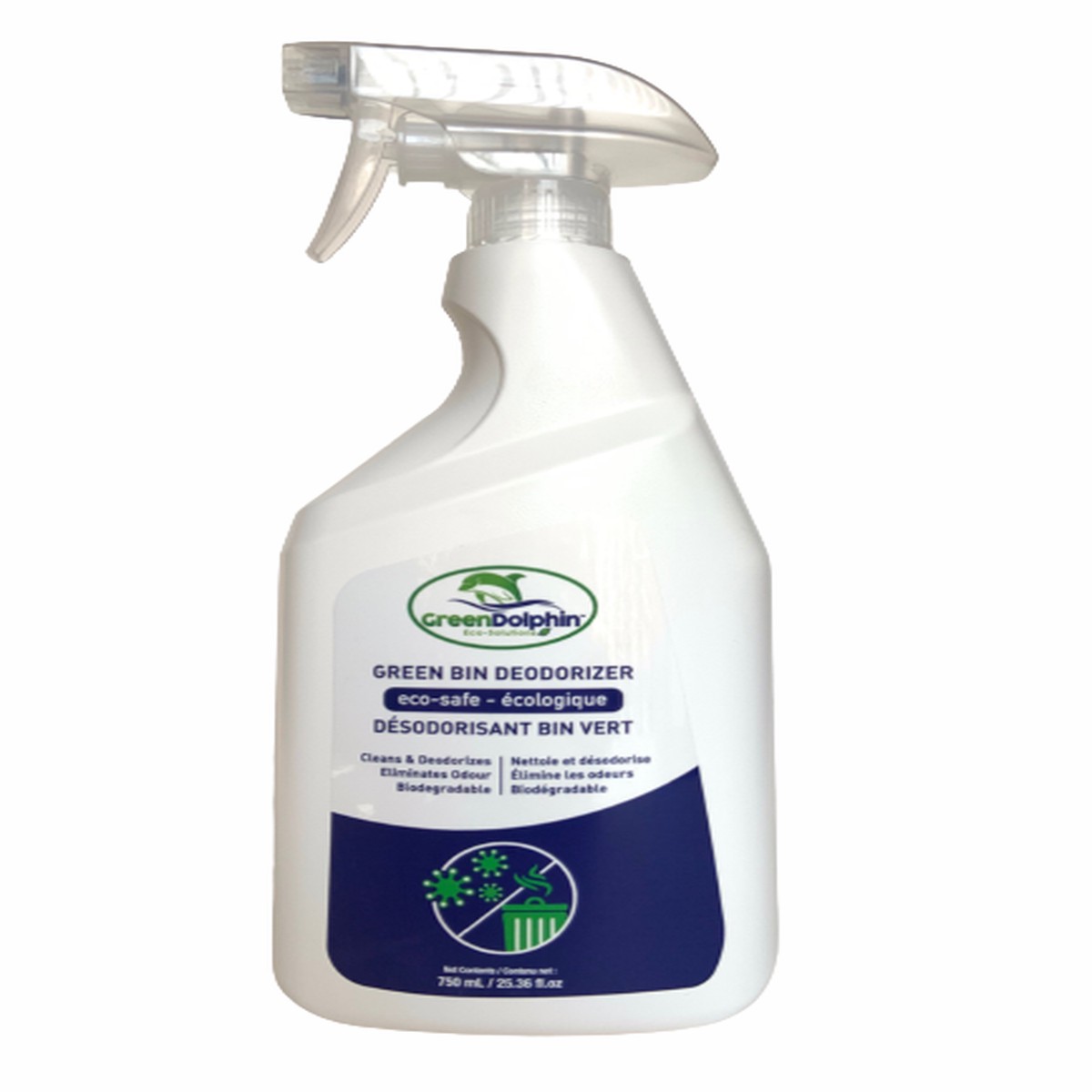 Odour Eliminator - Green Dolphin Green Bin Deodorizer 750 mL, GD-GBD