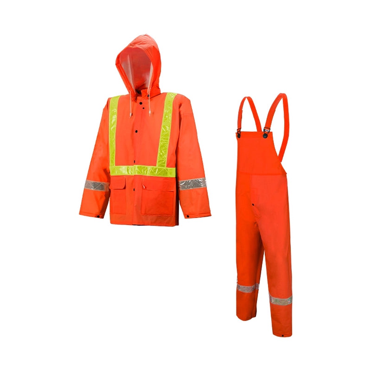 Rain Suit - Wasip 401 Tornado Traffic Rain Suit, Orange, R401O