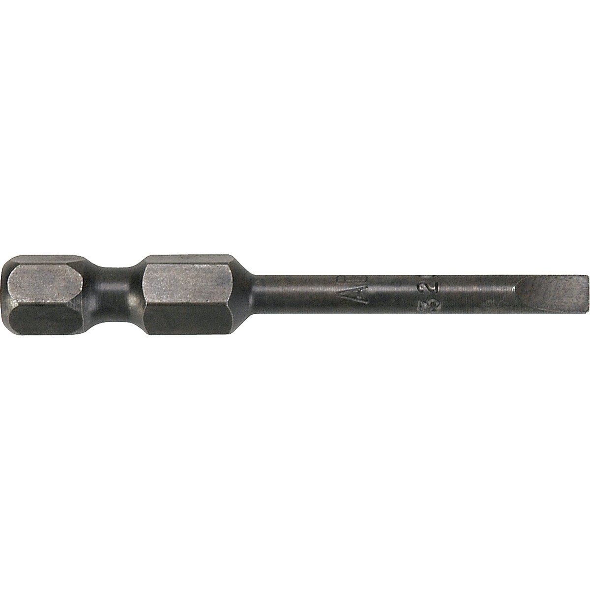 Screwdriver Power Bits - Apex 1/4" Slot, 2/16" Tip, 1/4" Drive Size, 5" Length, 325-000X