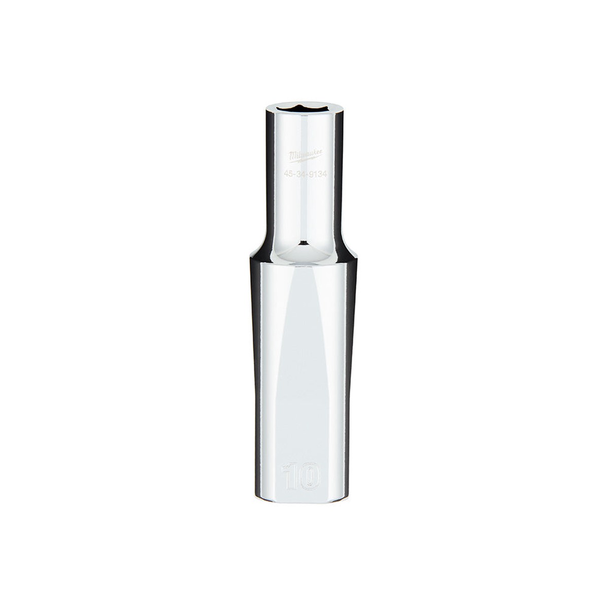 Socket - Milwaukee 1/2" Drive Metric 6-Point Deep Socket with FOUR FLAT Sides, Various Sizes (10mm - 36mm), 45-34-91 / 45-34-21