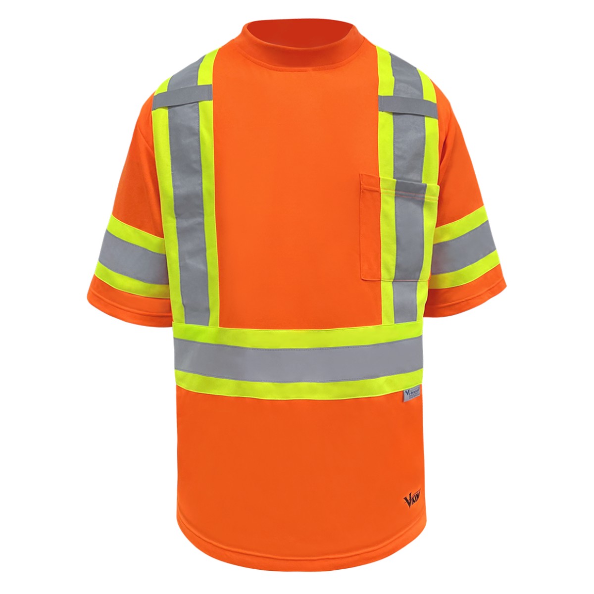 T-Shirt - Viking Hi-Viz CSA Bamboo Lined Mining T-Shirt, 6007O