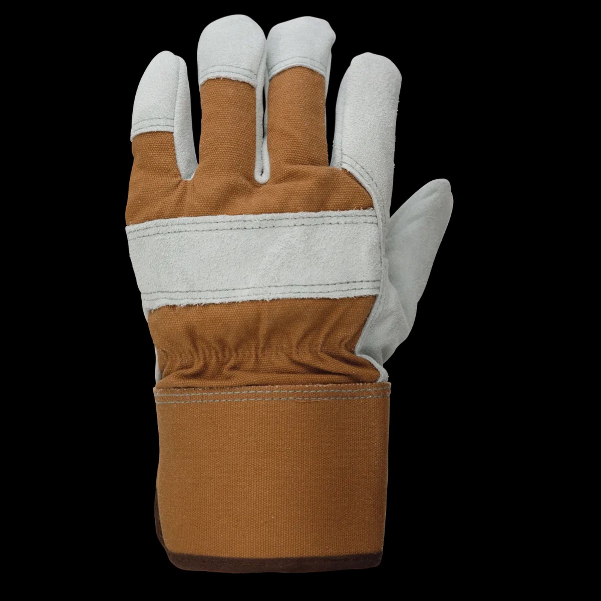 Work Glove - Tough Duck Cow Split Leather Fitters Glove, GI550