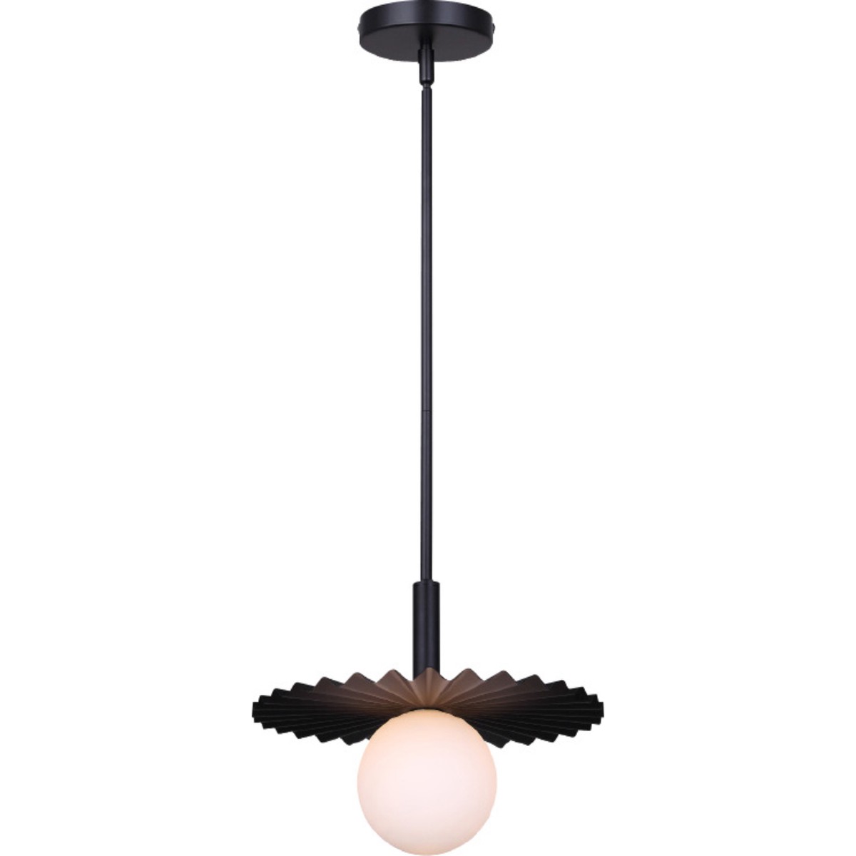 Ceiling Light - Canarm PAYTON Matte Black Pendant Light, IPL1210A01BK9