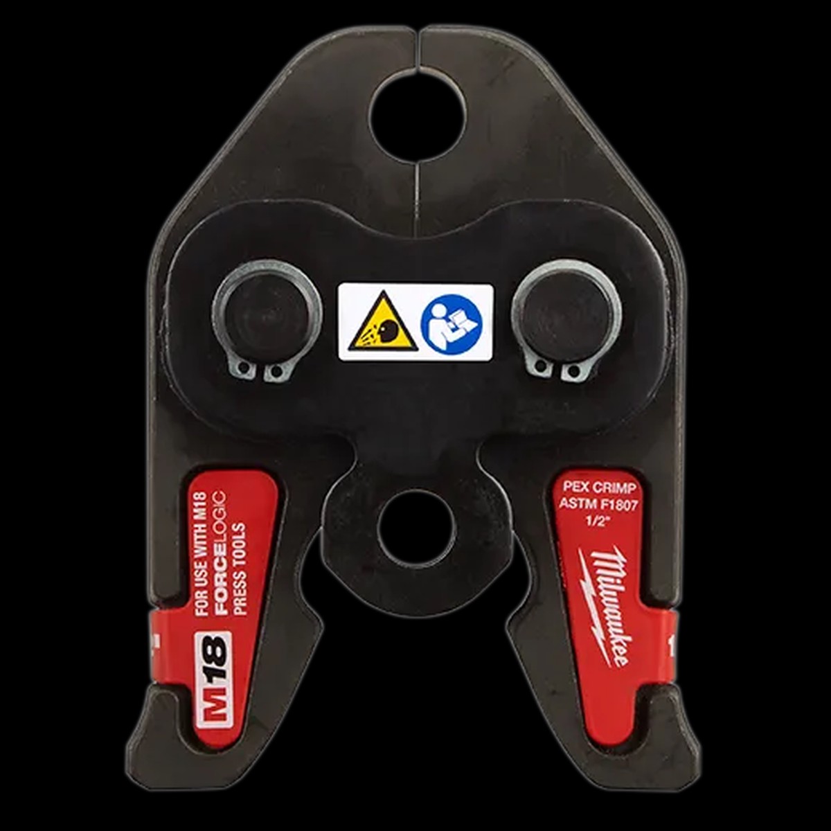 Crimp Jaw - Milwaukee PEX Crimp (F1807) Jaw for M18 FORCE LOGIC Press Tools, Various Sizes, 49-16-265C