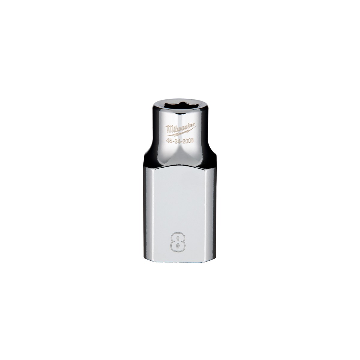 Socket - Milwaukee 1/2" Drive Metric 6-Point Socket with FOUR FLAT Sides, Various Sizes (8mm - 36mm), 45-34-20 / 45-34-91