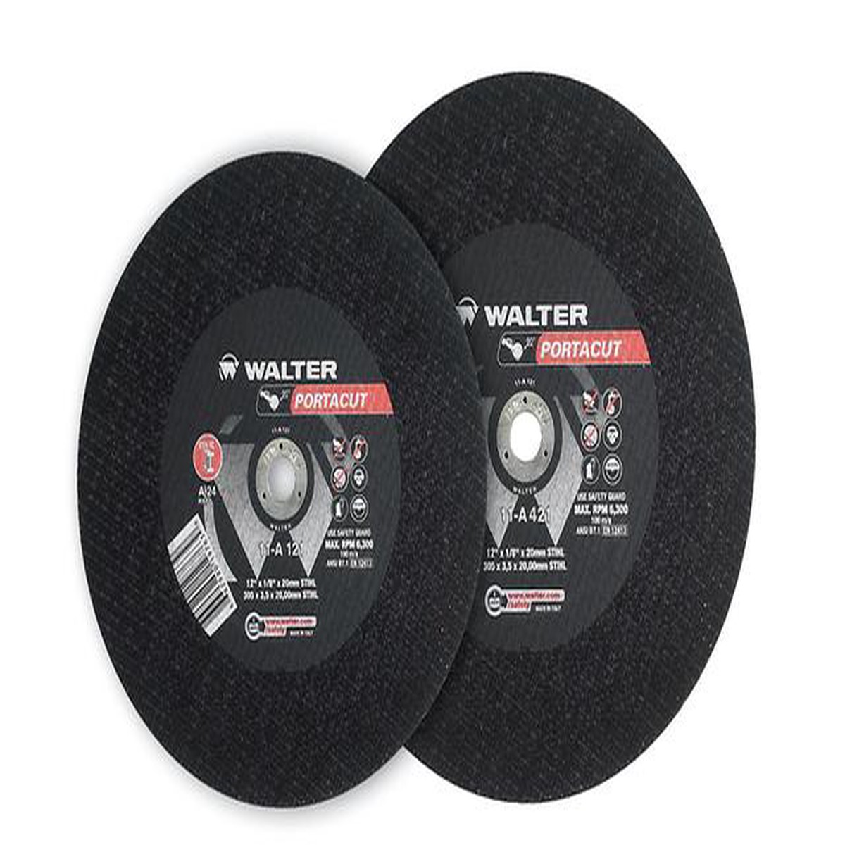 Cutting Wheel - Walter PORTACUT Performance and Safety Cut-Off Wheel, 11A142