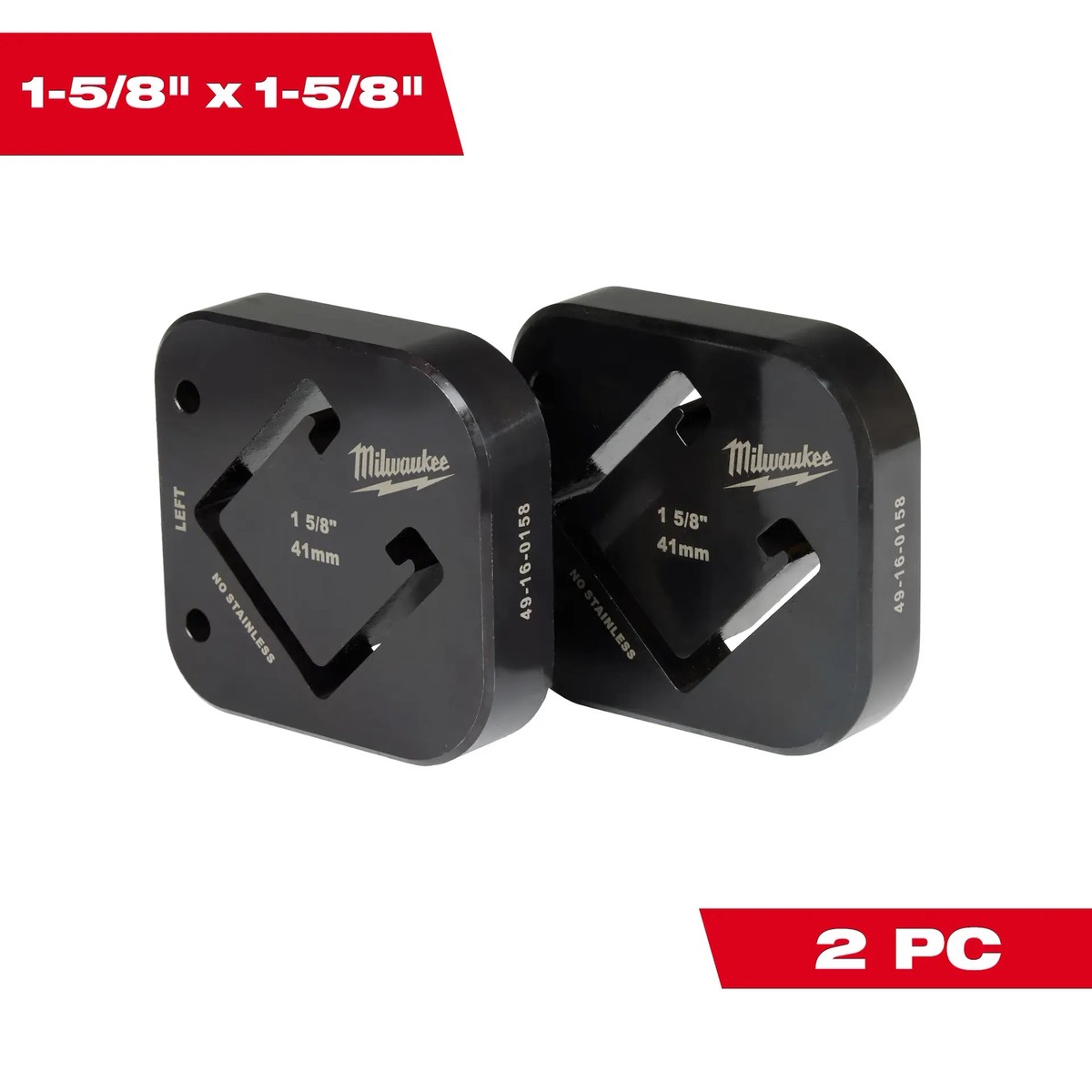 Dies - Milwaukee Strut Shearing Dies, Various Sizes