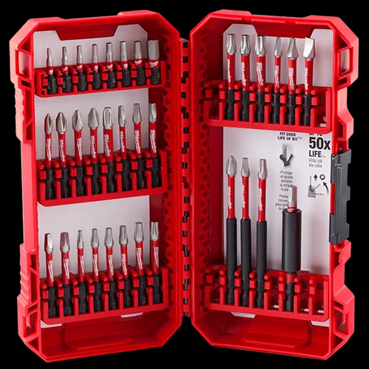 Drill Bit Set - Milwaukee SHOCKWAVE Impact Duty Driver Bit Set 35PC, 48-32-4032