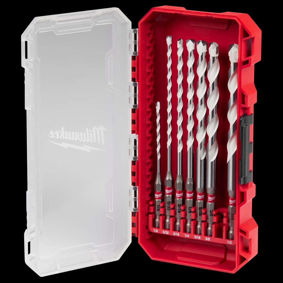 Drill Bits - Milwaukee SHOCKWAVE Impact Duty Carbide Multi-Material Drill Bit Set - 7PC, 48-20-8899