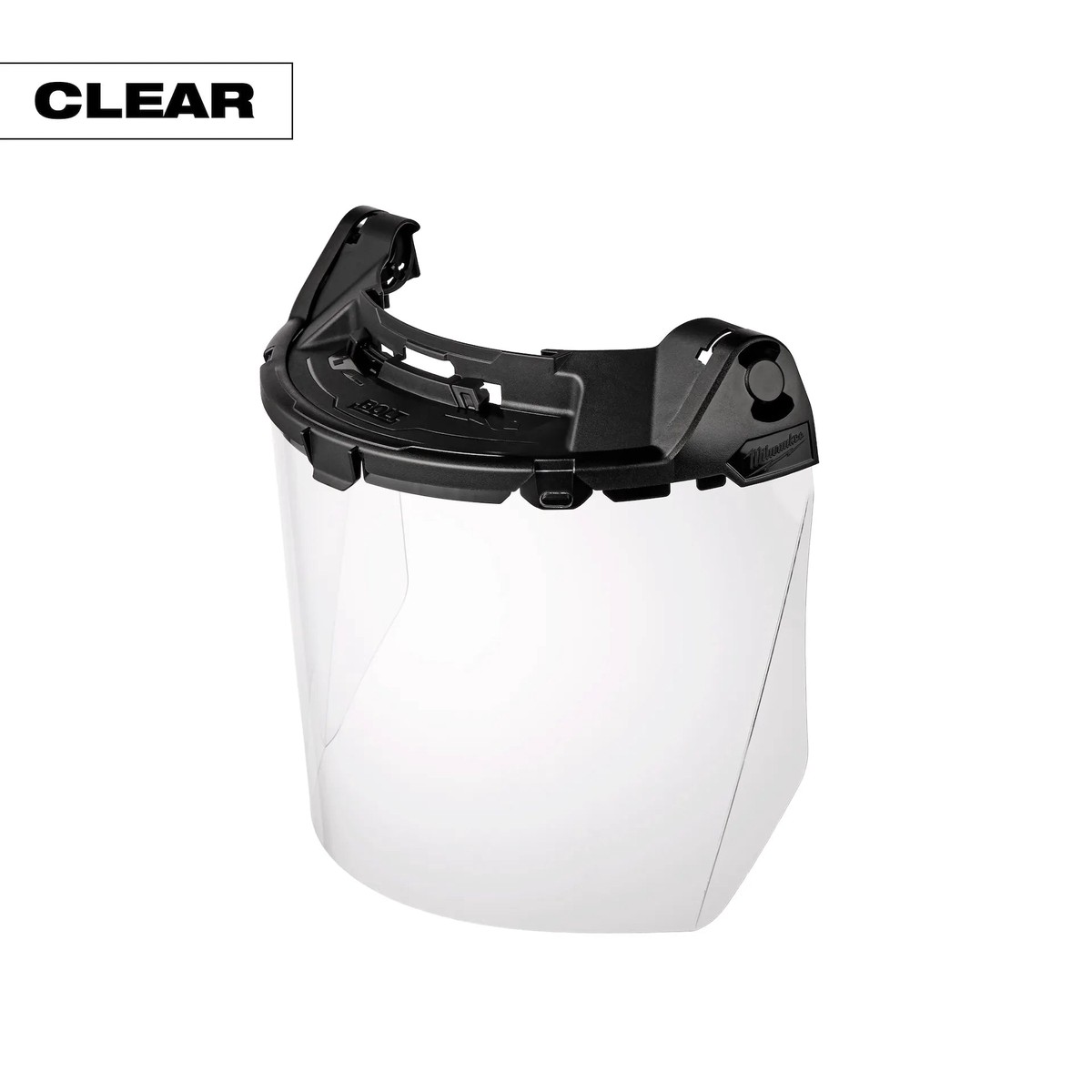 Face Shield Kit - Milwaukee BOLT Task Full Face Shield - Clear Uncoated Lens, 48-73-1460