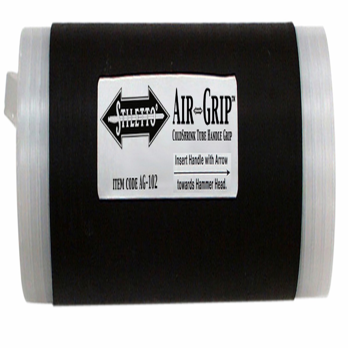 Hammer Handle - Milwaukee 8" AirGrip Cold Shrink Handle Wrap Tube, AG-102