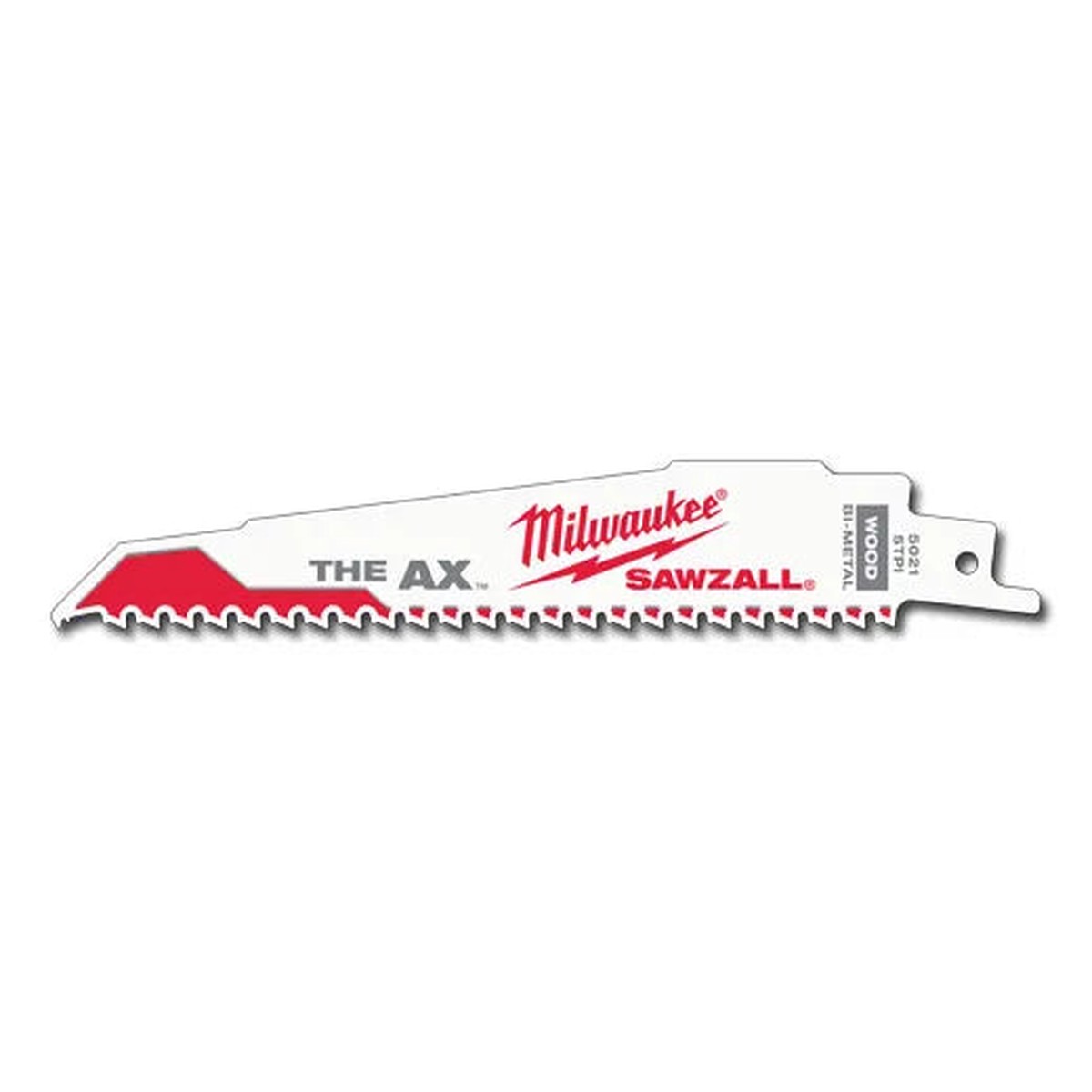 Saw Blades - Milwaukee SAWZALL The AX Nail Embedded Wood Blades, 100 Pk, 48-01-7026