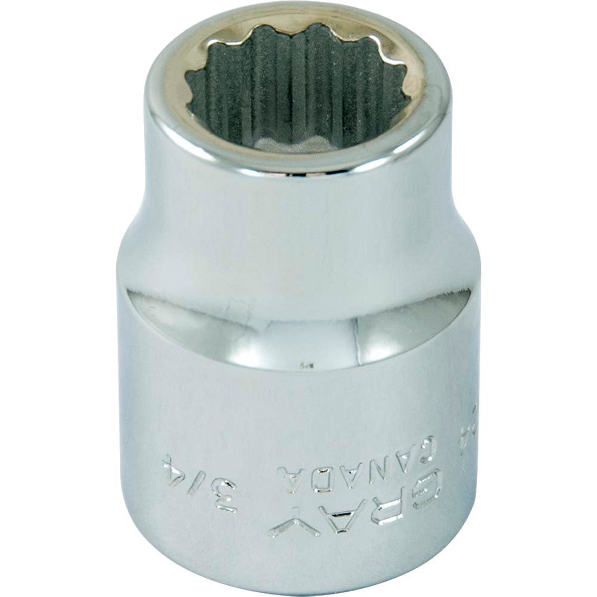 Socket - Gray Tools 3/4" Drive 12 Point Standard Length Sockets, Various Sizes, HD