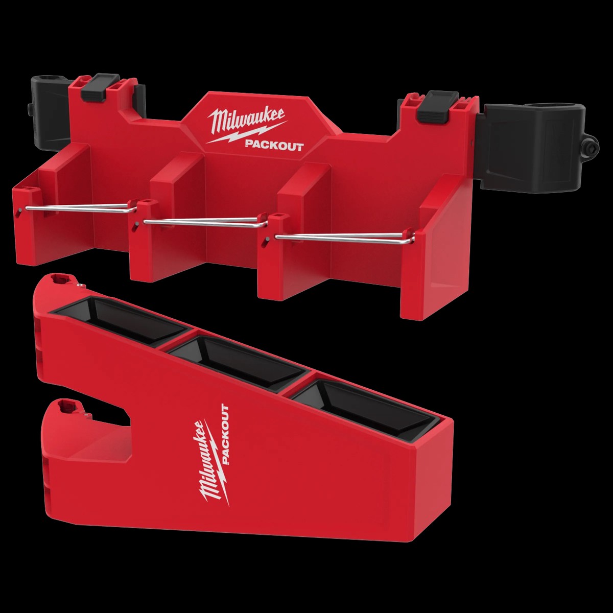 Tool Storage - Milwaukee PACKOUT Tool Box Long Tool Holder Attachment, 48-22-8607
