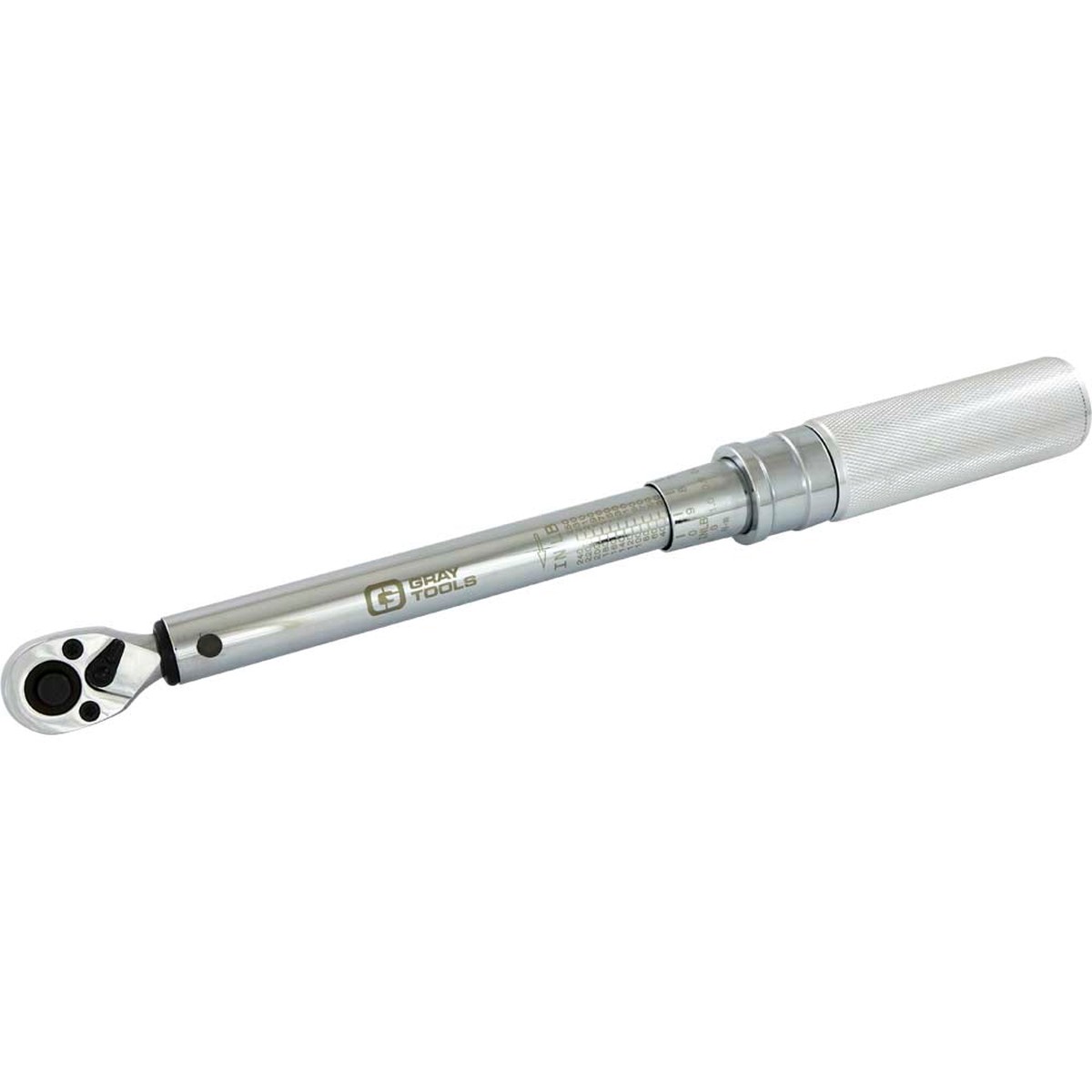 Torque Wrench - Gray Tools 3/8" Drive Micro-Adjustable, Click-Type Torque Wrench, 82250