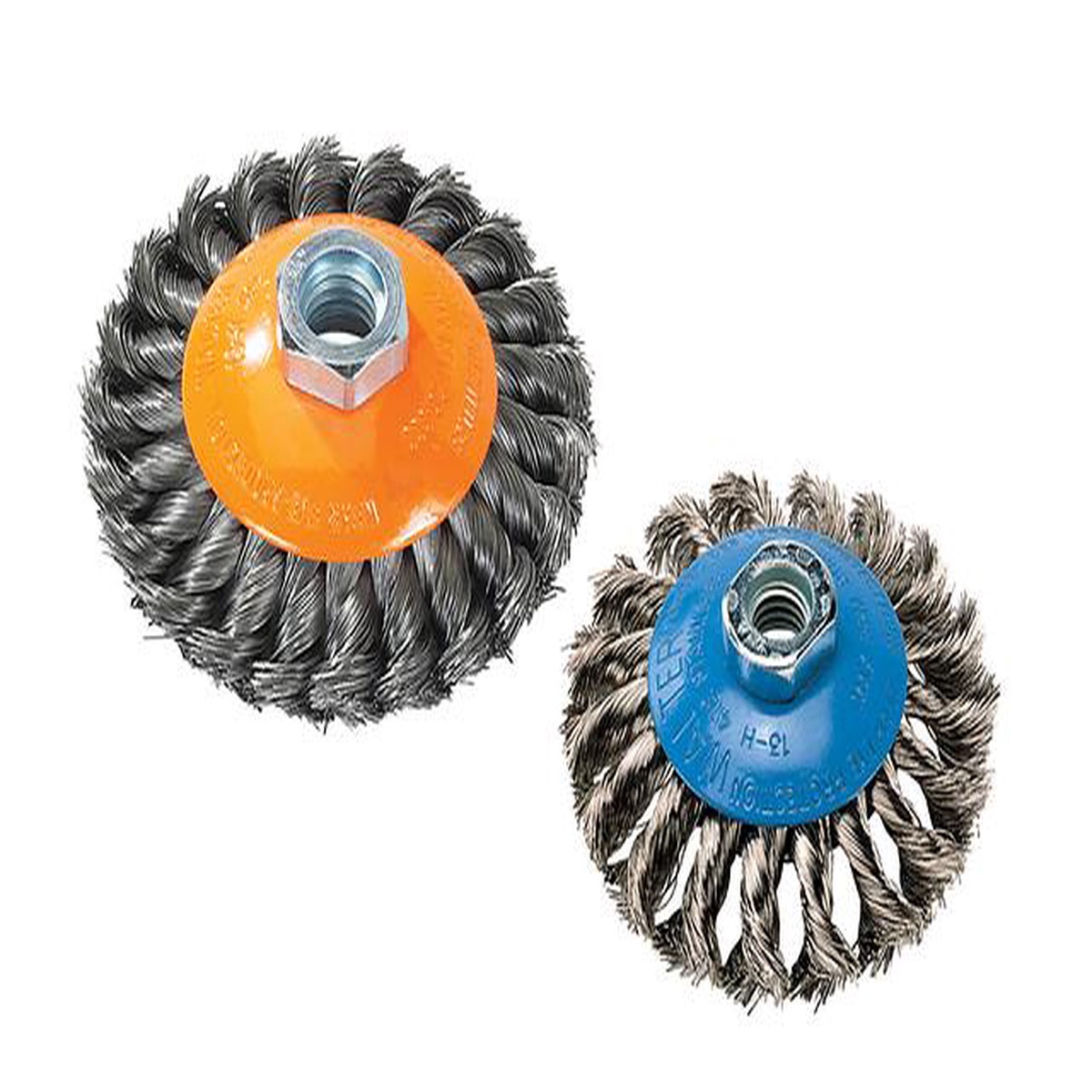 Wire Brush - Walter Knot-Twisted Saucer Cup Wire Brush, 13H414