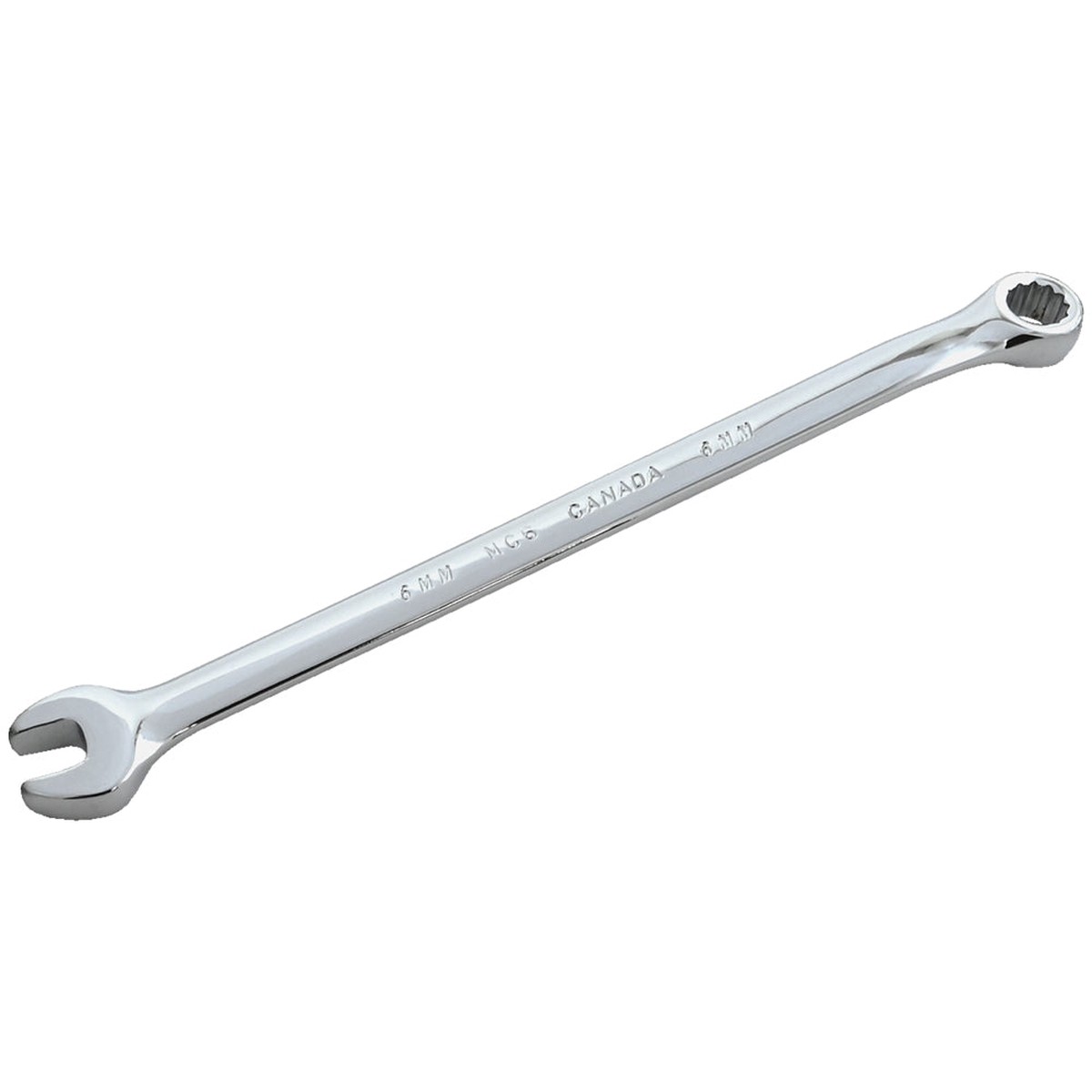 Wrench - Gray Tools 12 Point Metric Combination Wrenches - 15 Offset - Mirror Chrome Finish, Various Sizes, MC