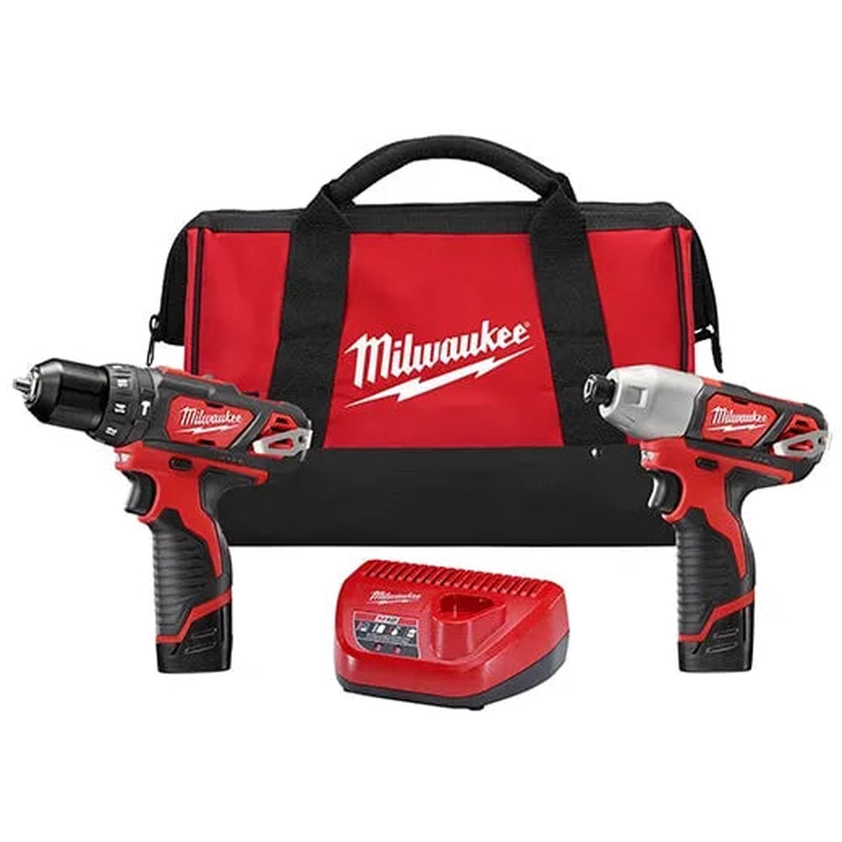 Combo Kit - Milwaukee M12 Cordless LITHIUM-ION 2-Tool Combo Kit, 2497-22