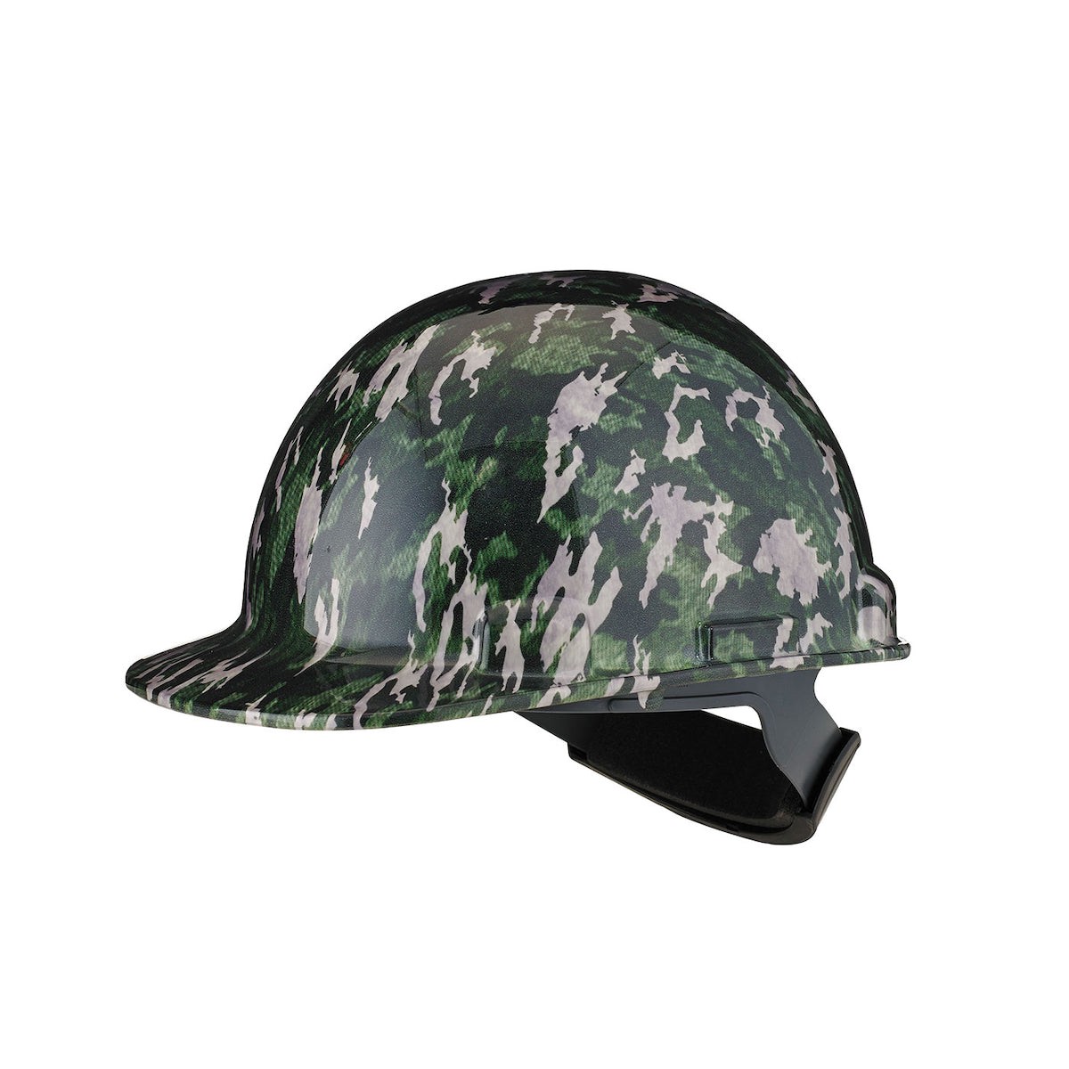 Hard Hat - PIP Dom Type 1 Class E Cap Style Hard Hat with HDPE Shell, 4-Point Nylon Suspension and "Sure-Lock" Ratchet Adjustment (Camo or Maple Leaf)