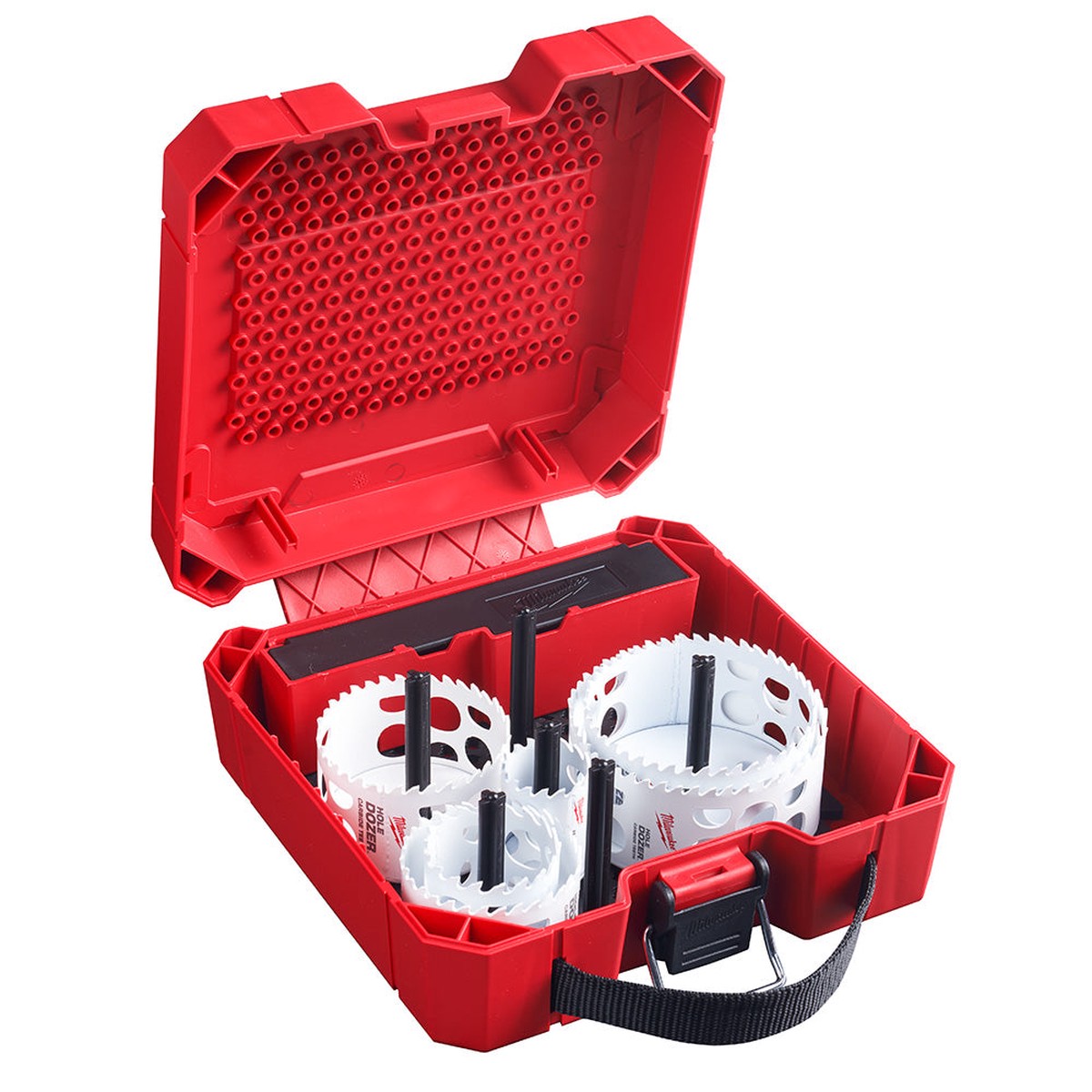 Hole Saw - Milwaukee 9 PC HOLE DOZER with Carbide Teeth Large Diameter Hole Saw Kit, 49-22-3077