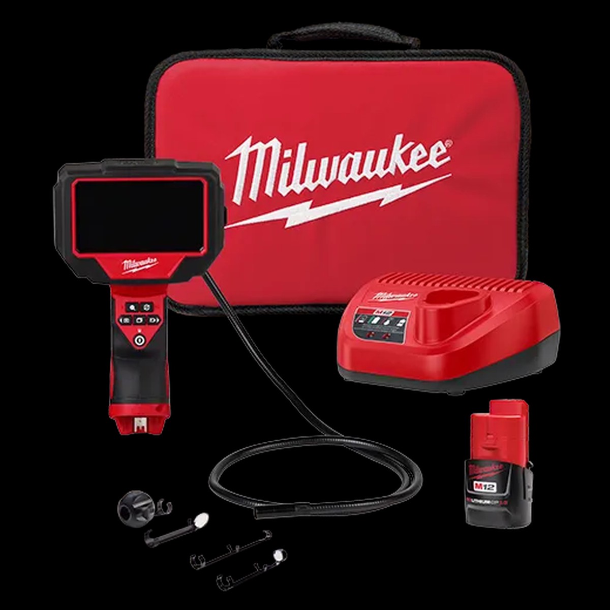 Inspection Camera Kit - Milwaukee M12 M-Spector 360 4' Inspection Camera, 2323-21