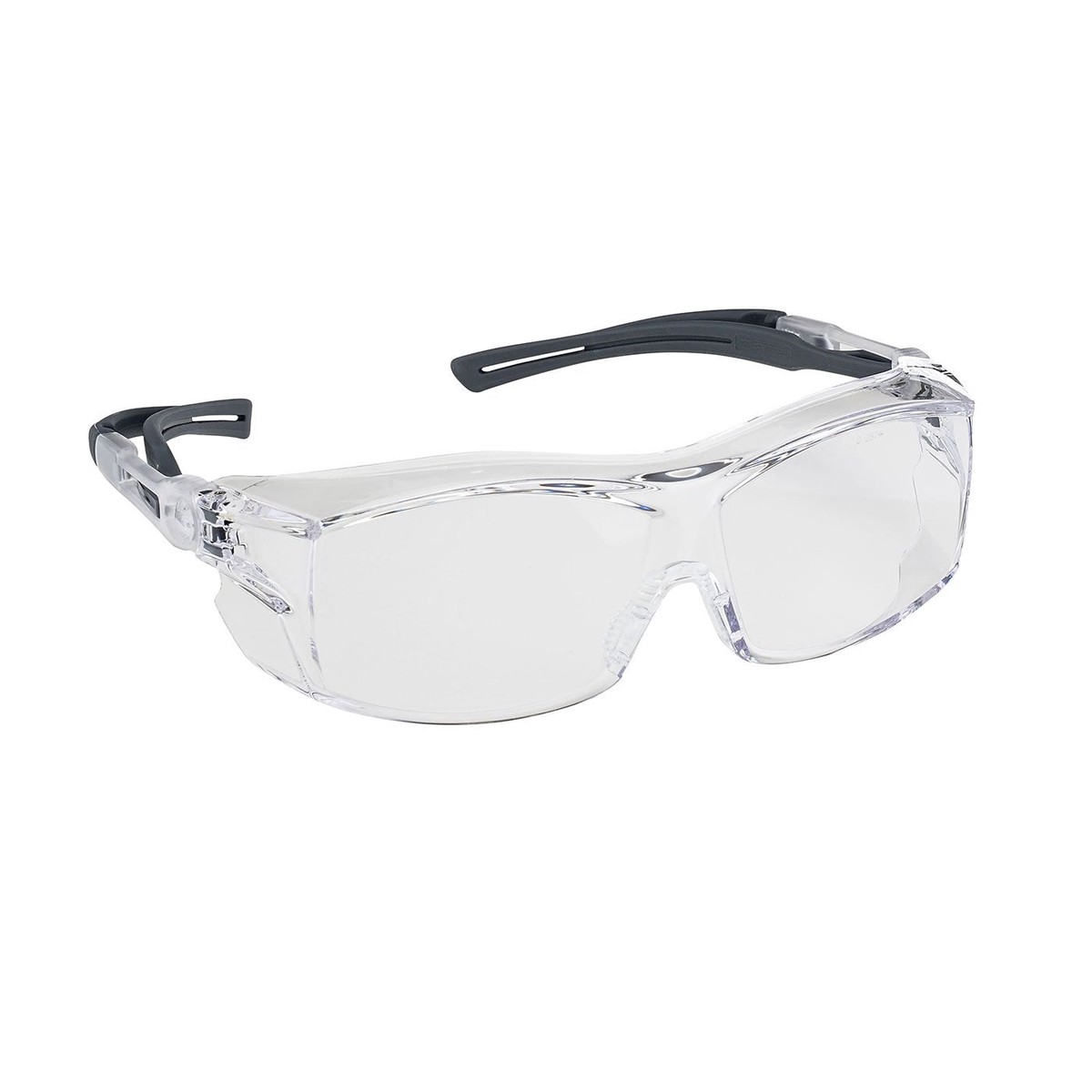 Protective Glasses - Dynamic OTG Extra Rimless with Black Temple and 4A Coating (Clear), EP750C